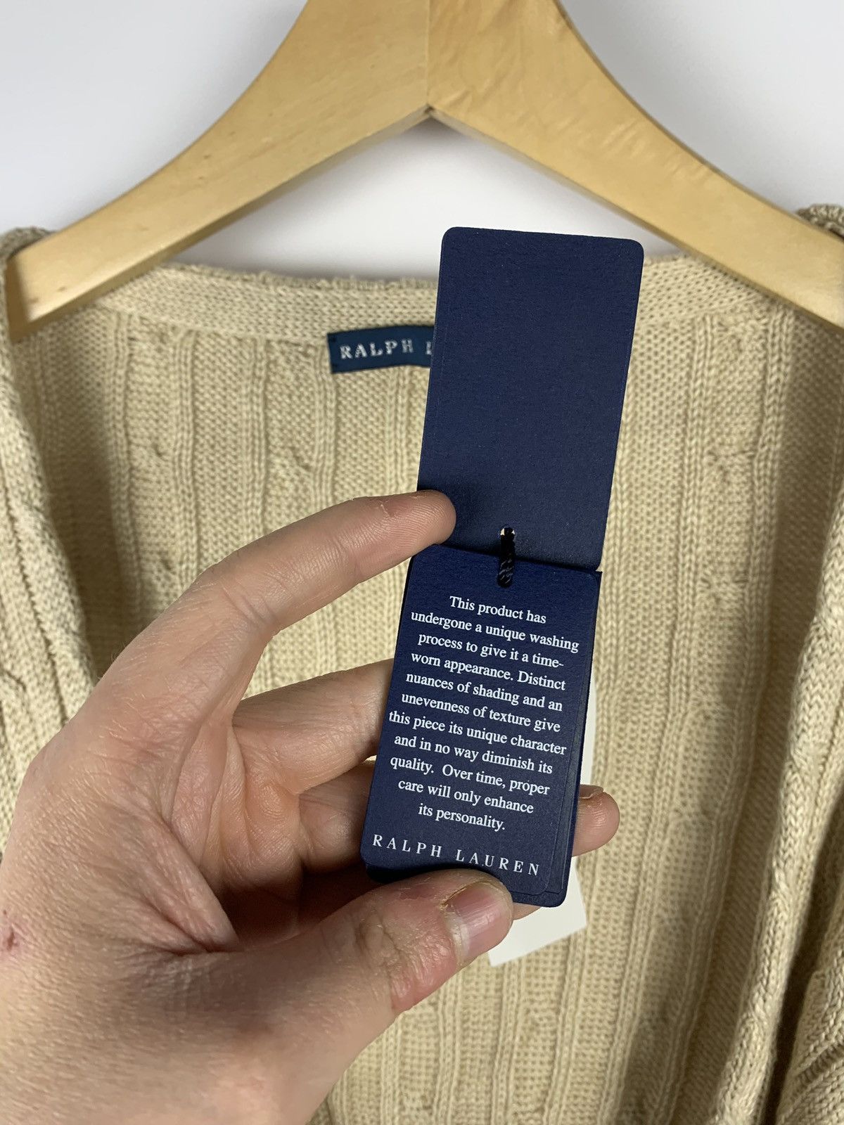 Ralph Lauren New with tags Ralph Lauren Cable Knit Linen Cardigan Belted Size L / US 10 / IT 46 - 9 Thumbnail