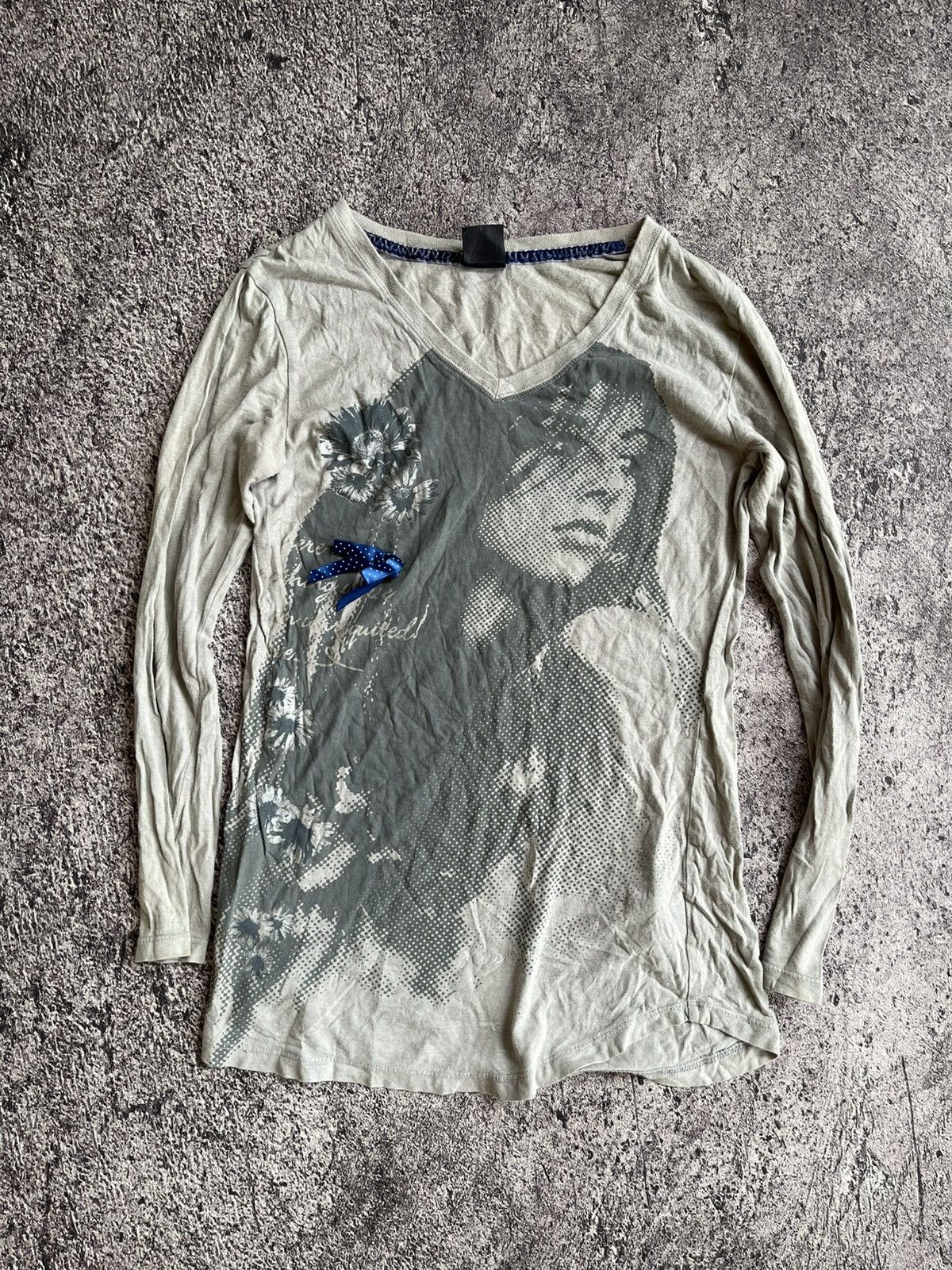 Japanese Brand Y2K Kissmark ifsixwasnine long sleeve Size US S / EU 44-46 / 1 - 1 Thumbnail
