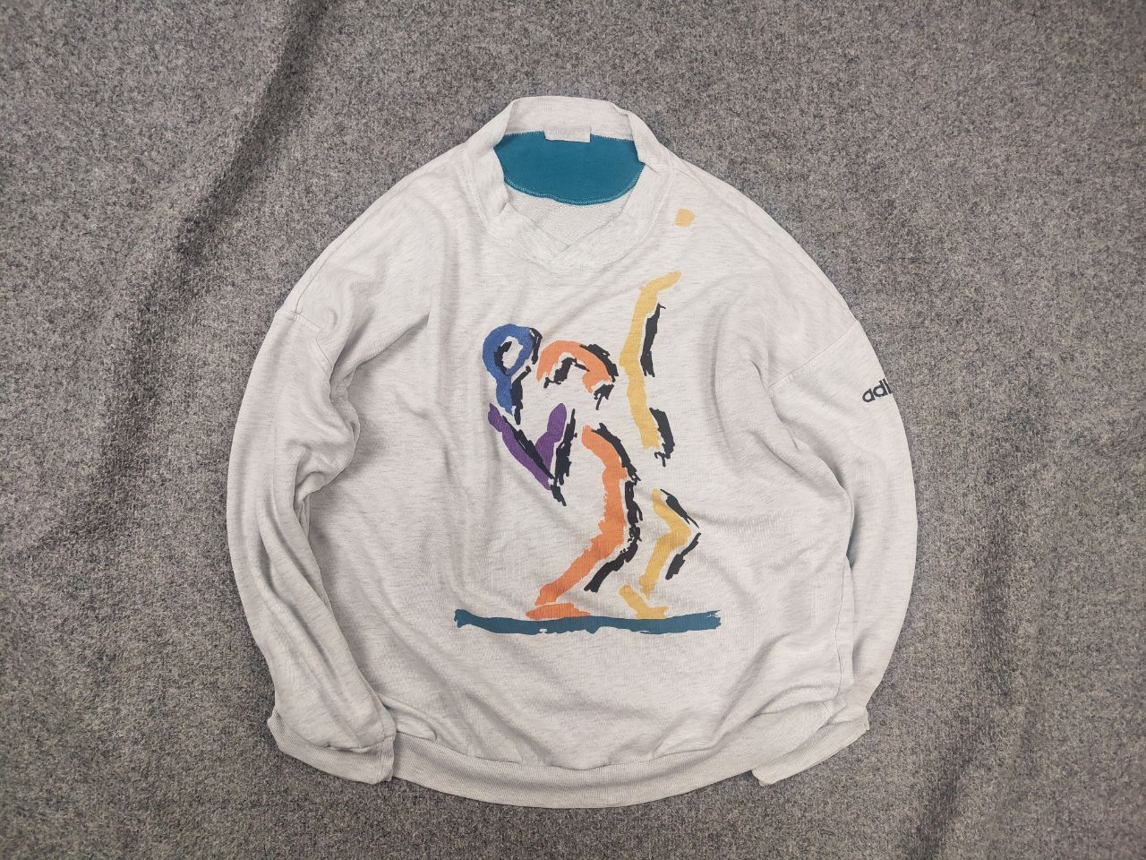 Adidas Rare Vintage 90's Adidas Atp Tour Tennis Big Logo Sweatshirt Size US L / EU 52-54 / 3 - 1 Thumbnail