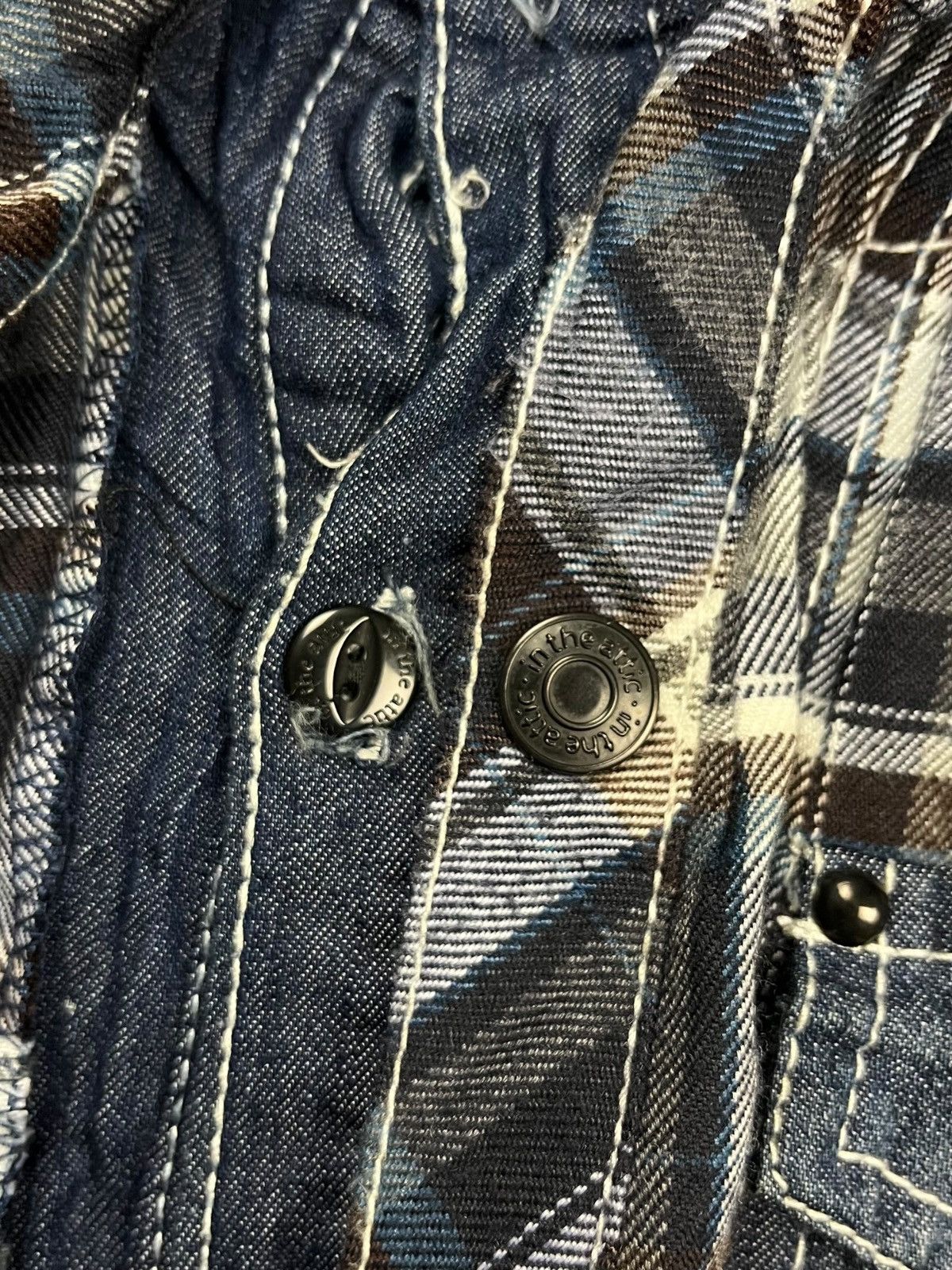 If Six Was Nine 2000s In The Attic - Apocalypse Flanel Bono Jacket Size US M / EU 48-50 / 2 - 11 Thumbnail