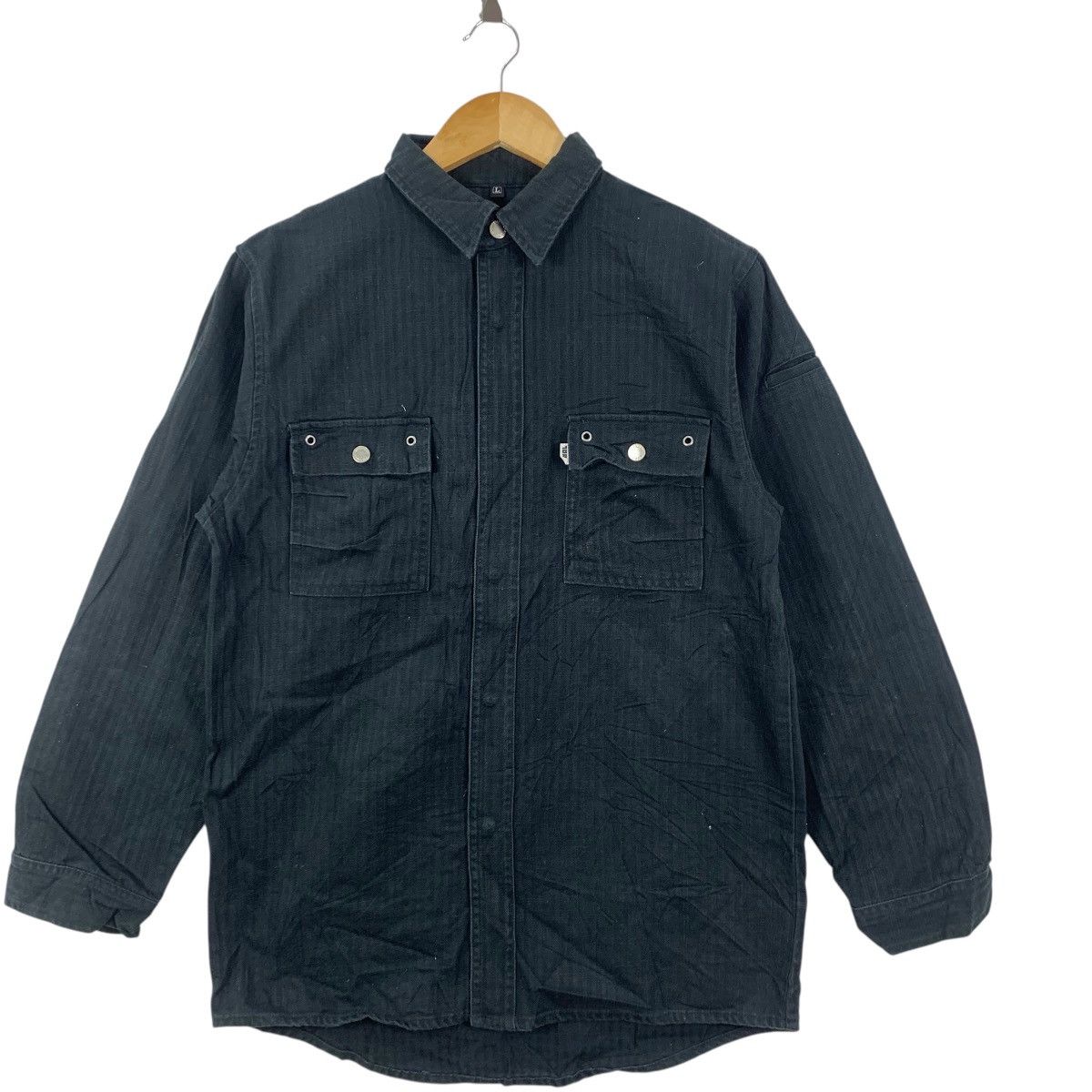 Vintage Vintage TORAICHI JAPAN ENGINEER Flannel Jacket Work Western Size US L / EU 52-54 / 3 - 5 Thumbnail