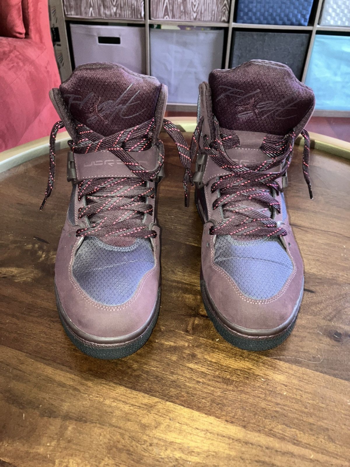 2011 Nike Air Jordan Mens Flight 45 Trek Burgundy 467927-601