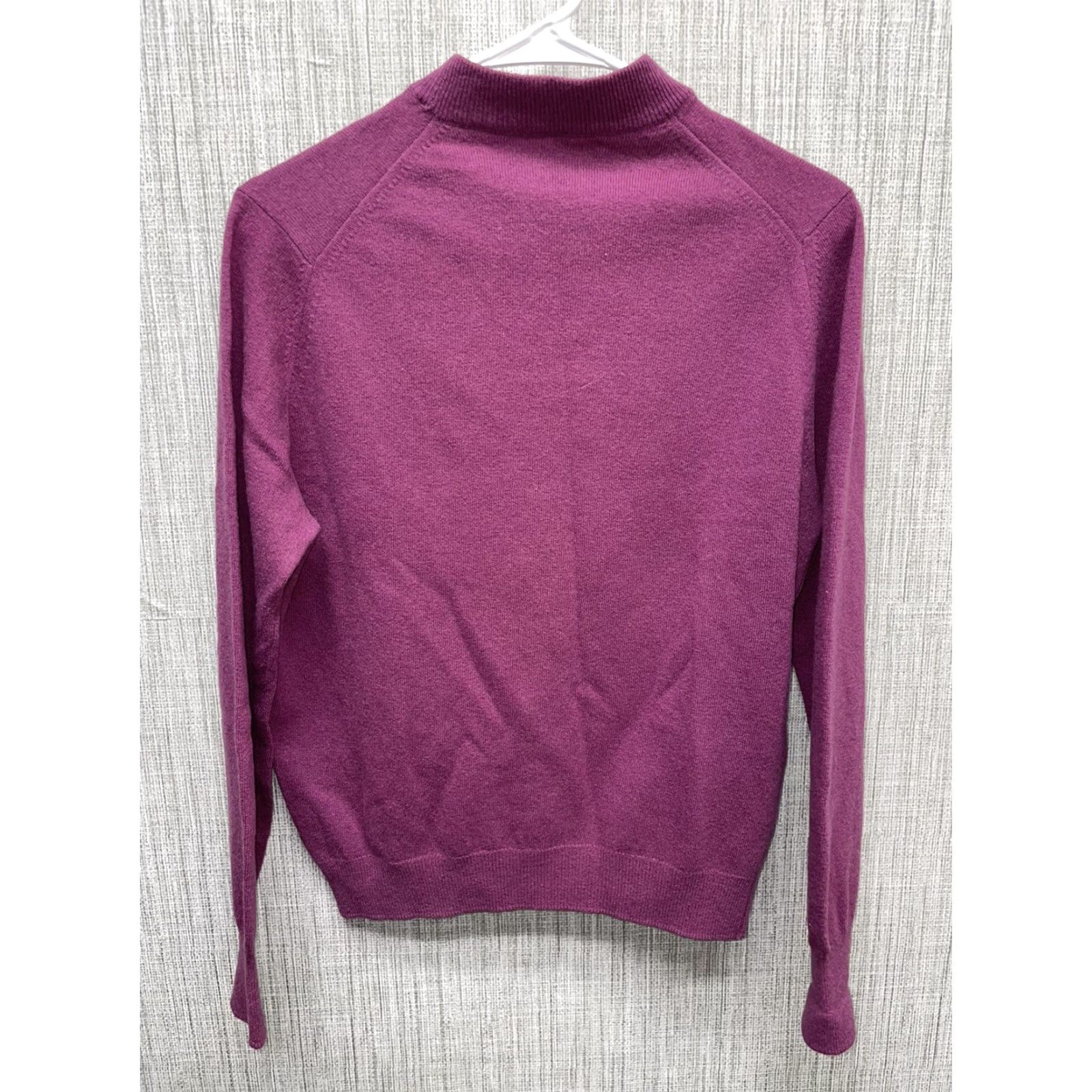 Vintage VINTAGE Murray Bros Purple Lambswool Mock Neck Sweater Womens M Scotland 100% Pure Pullover Size M / US 6-8 / IT 42-44 - 4 Thumbnail