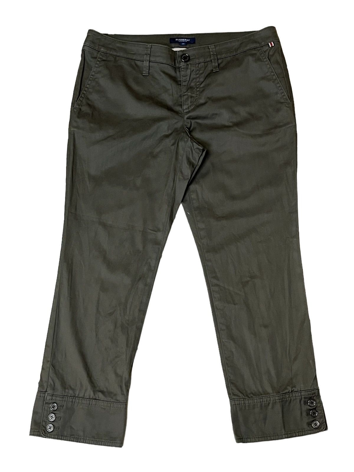 Burberry NICE🔥🔥BURBERRY LOW RISE ANKLE CROPPED PANT Size 31" - 1 Thumbnail