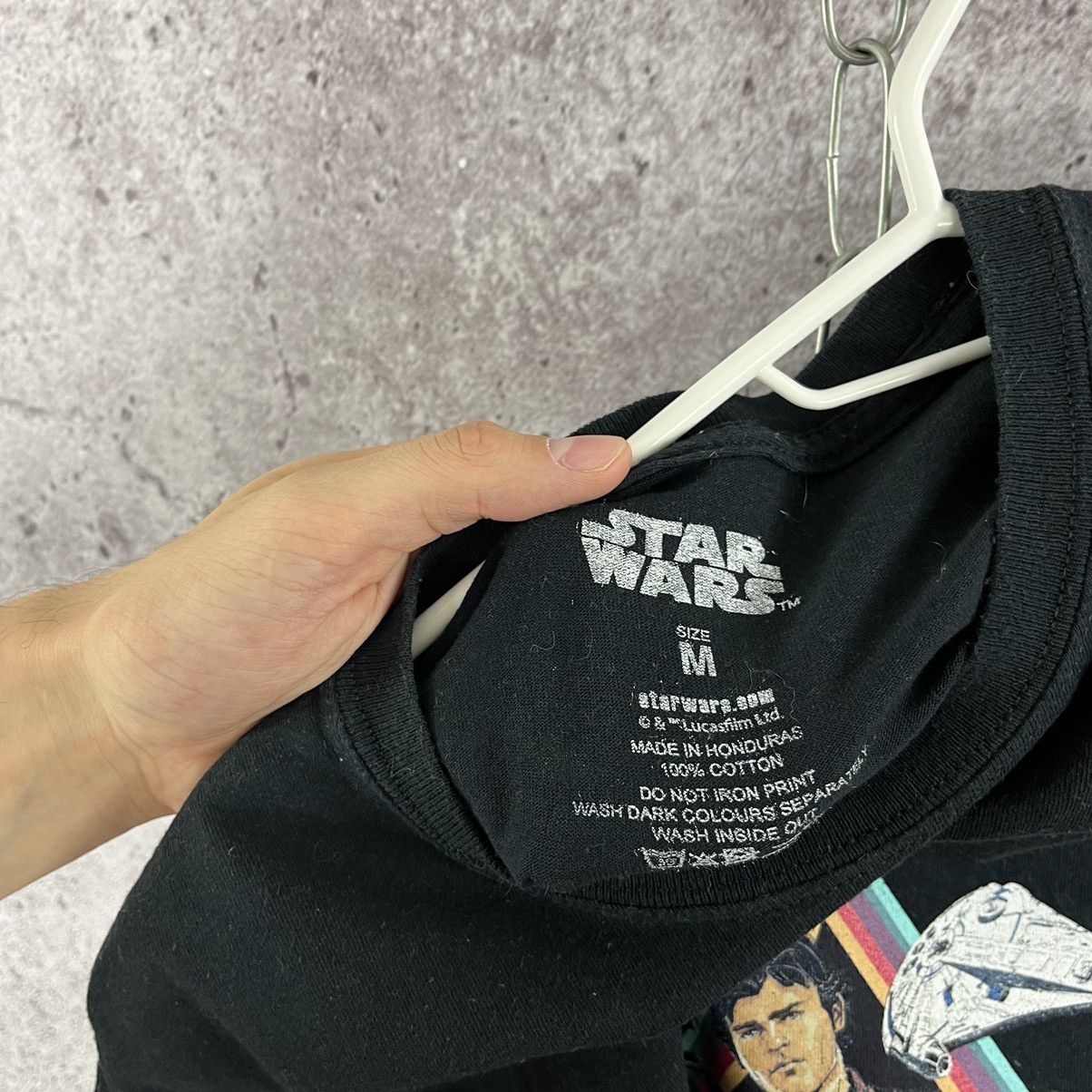 Star Wars × Vintage Star Wars Solo T-Shirt Big Logo Black Size M Size US M / EU 48-50 / 2 - 7 Thumbnail