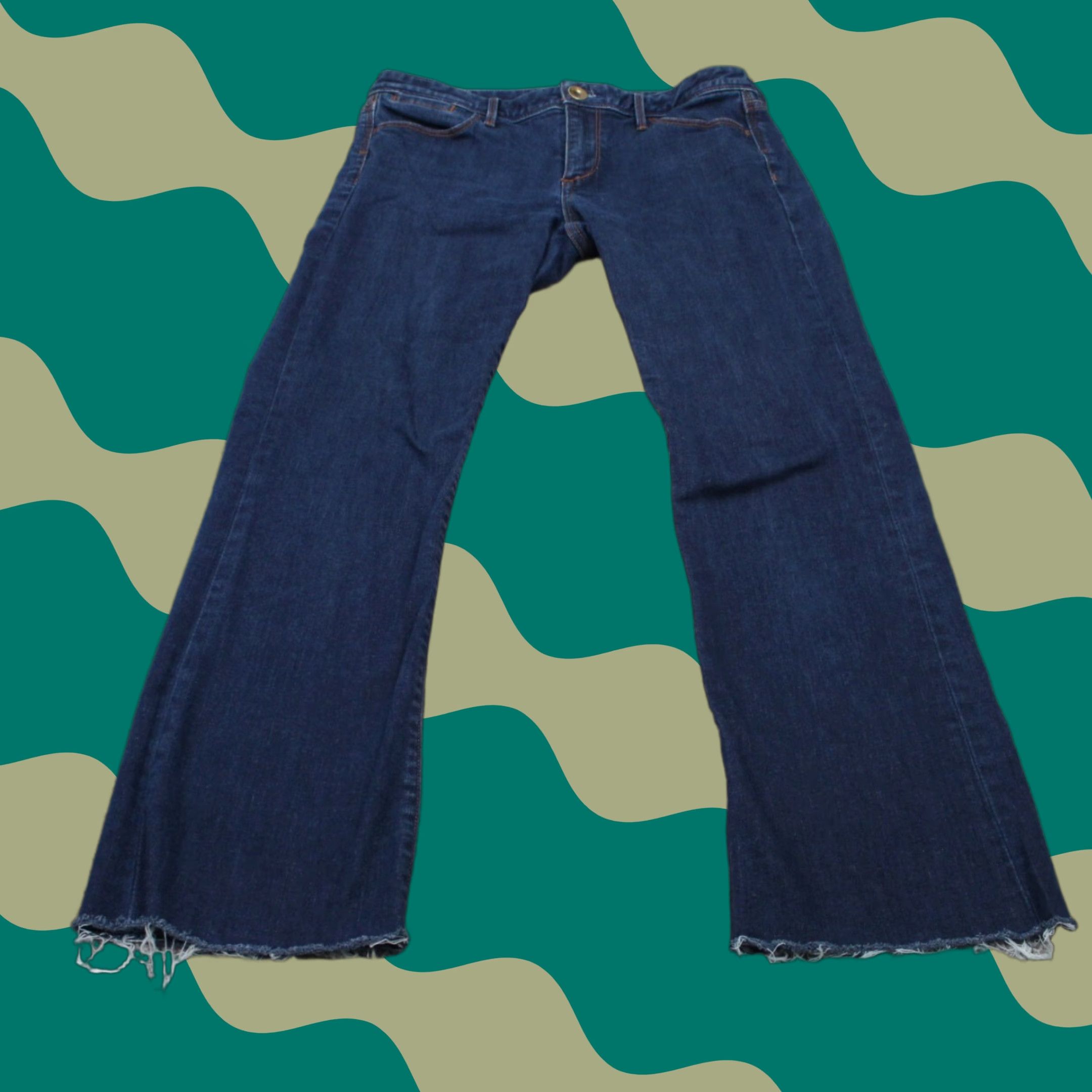 Banana Republic Banana Republic Jeans Womens 28 Blue Boot Cut Denim Bootcut Inseam 27 in Stretch 5-Pocket Design Regular Size 28" / US 6 / IT 42 - 1 Thumbnail