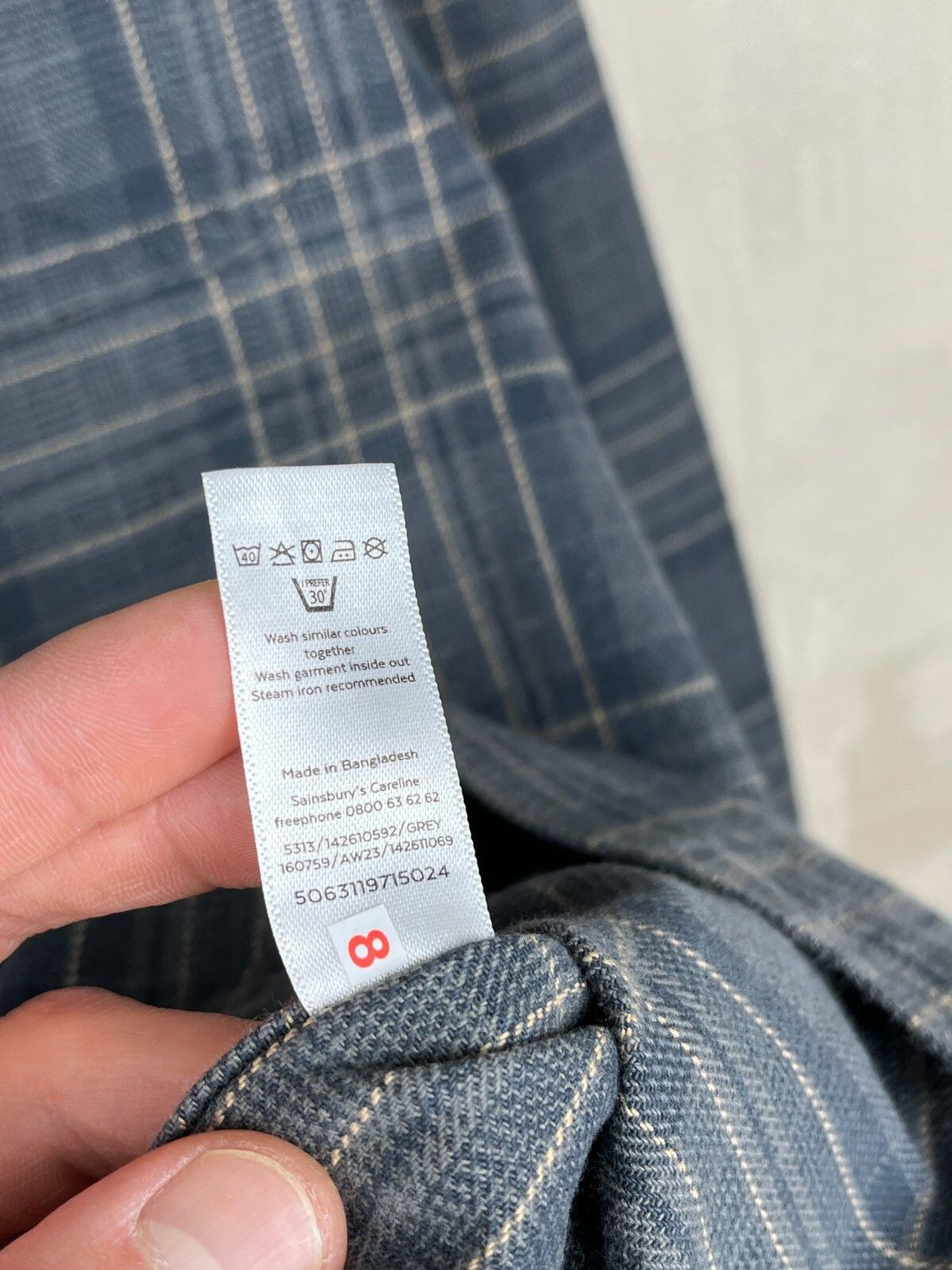 Other Union Works Inc Check Pockets Cotton Long Sleeve Shirt Size US L / EU 52-54 / 3 - 13 Thumbnail