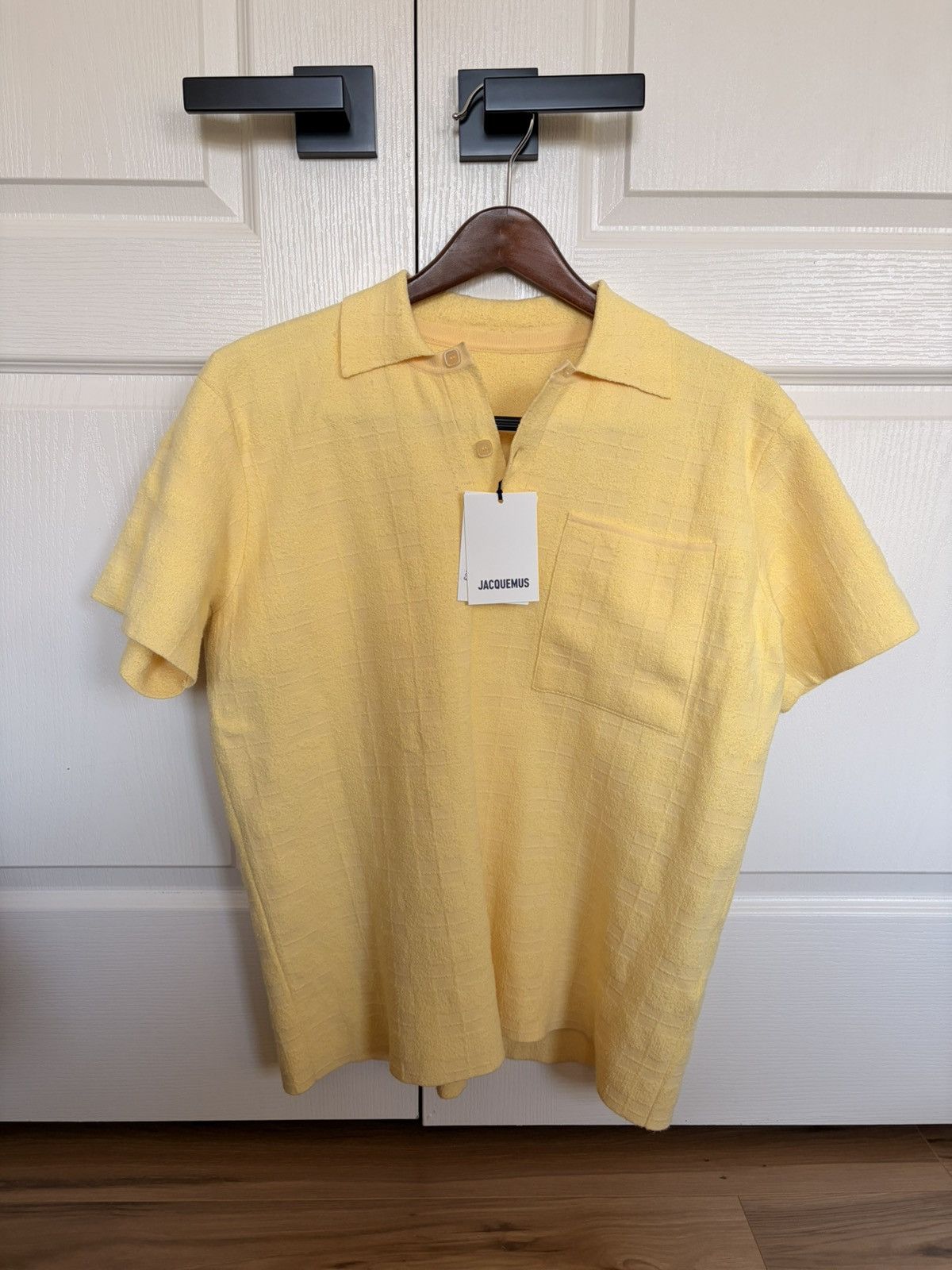 Jacquemus Jacquemus Le Polo Citron Size US M / EU 48-50 / 2 - 2 Thumbnail