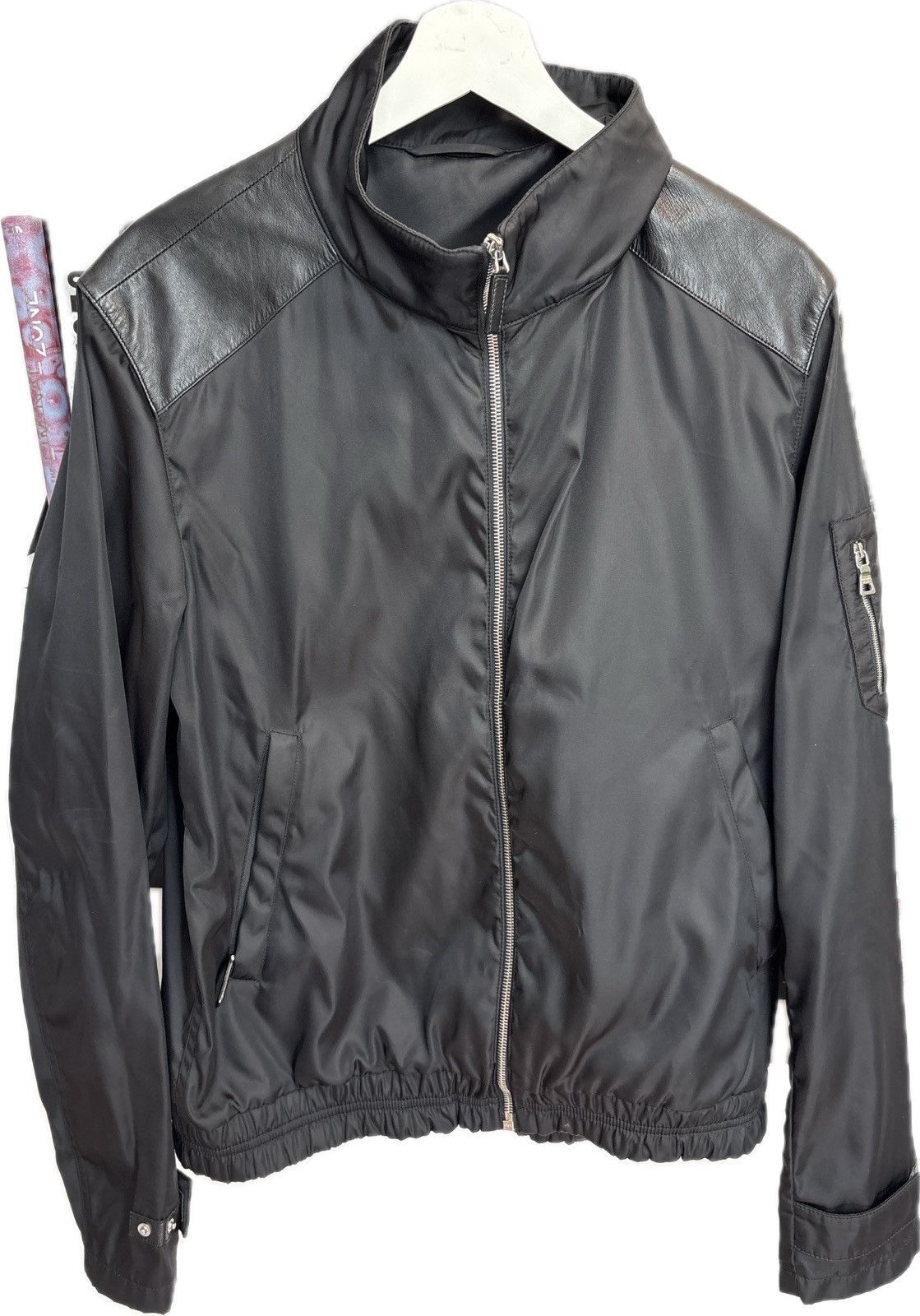 Prada Prada AW2009 Nylon & Leather Jacket Size US M / EU 48-50 / 2 - 1 Thumbnail