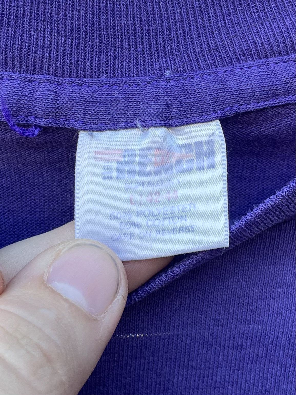 Vintage Vintage NBA Los Angeles Lakers Shirt Mens L Purple Single Size US L / EU 52-54 / 3 - 2 Thumbnail