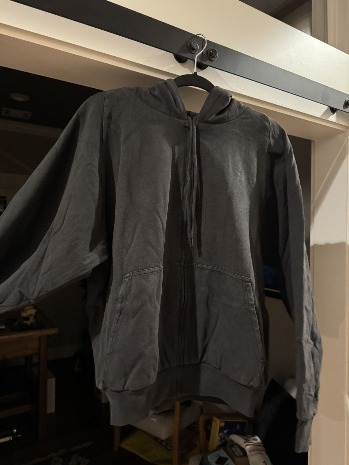 Balenciaga × Gap × Kanye West Yeezy Gap by Balenciaga H14B Zip Up Sweatshirt Hoodie Black Size US S / EU 44-46 / 1 - 4 Thumbnail