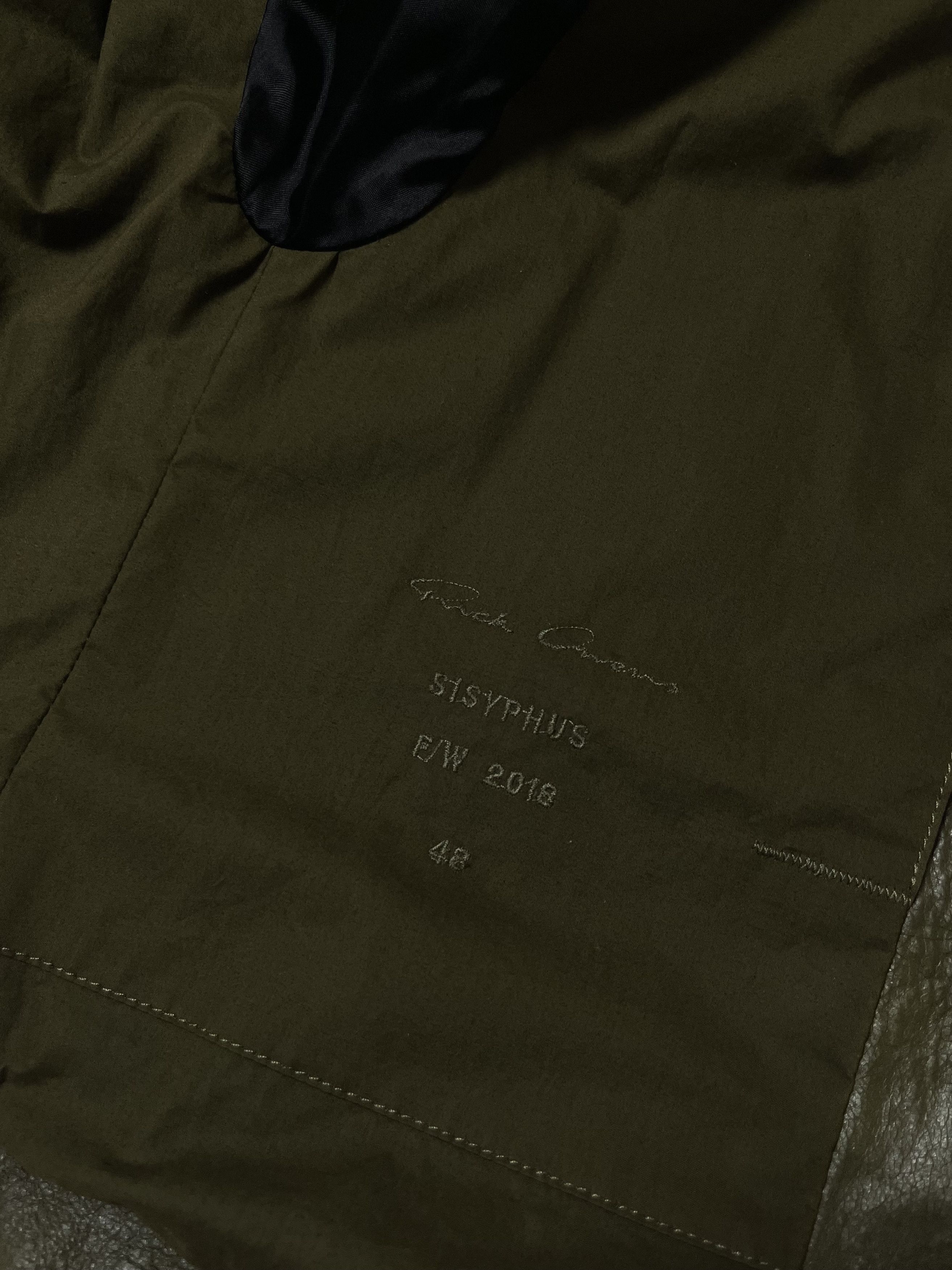 Rick Owens RICK OWENS PADDED ROTTERDAM JACKET IN BLISTERED LEATHER Size US M / EU 48-50 / 2 - 4 Thumbnail