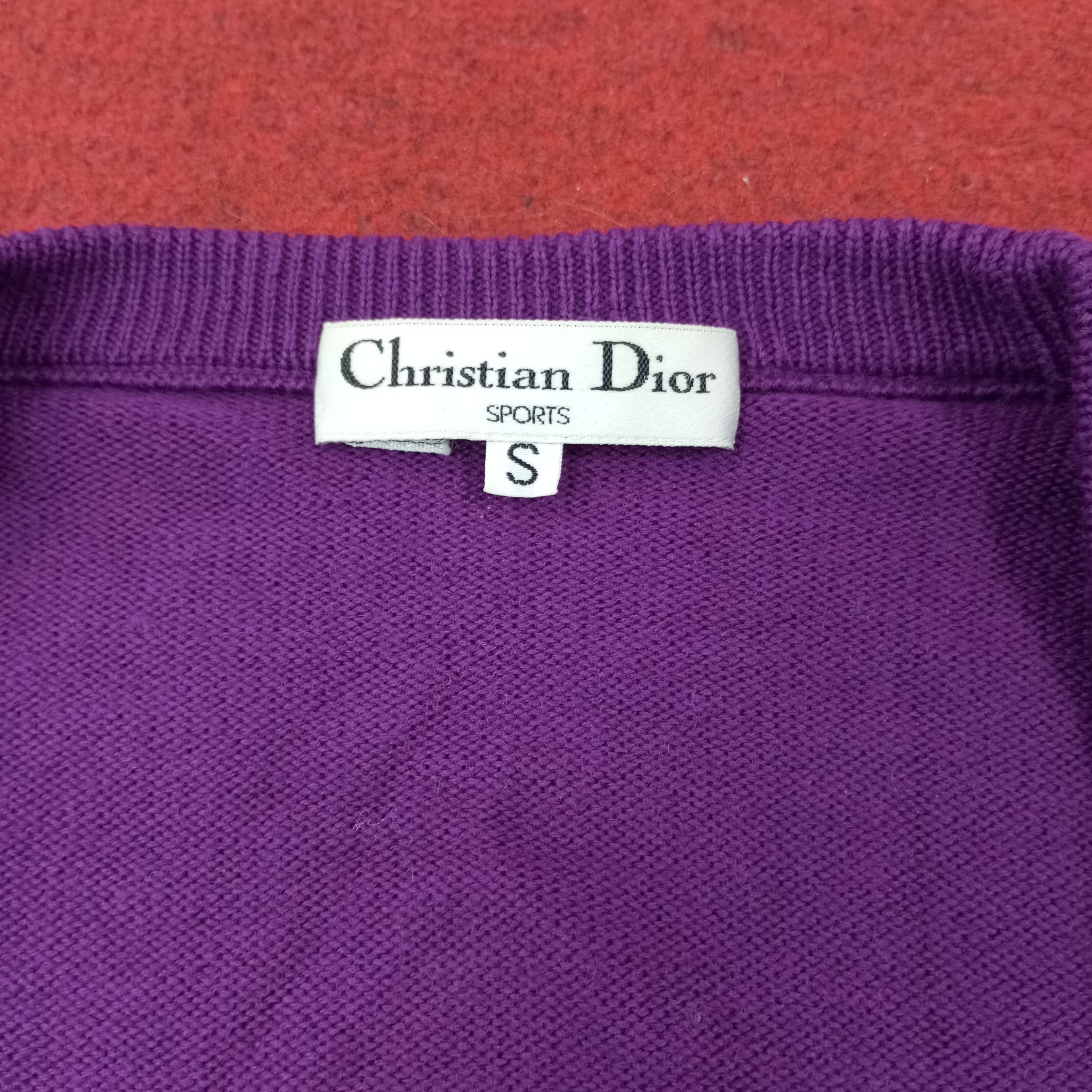 Christian Dior Monsieur Christian Dior Sports Fashion Style Cardigan Sweater c233n2 Size US S / EU 44-46 / 1 - 3 Thumbnail