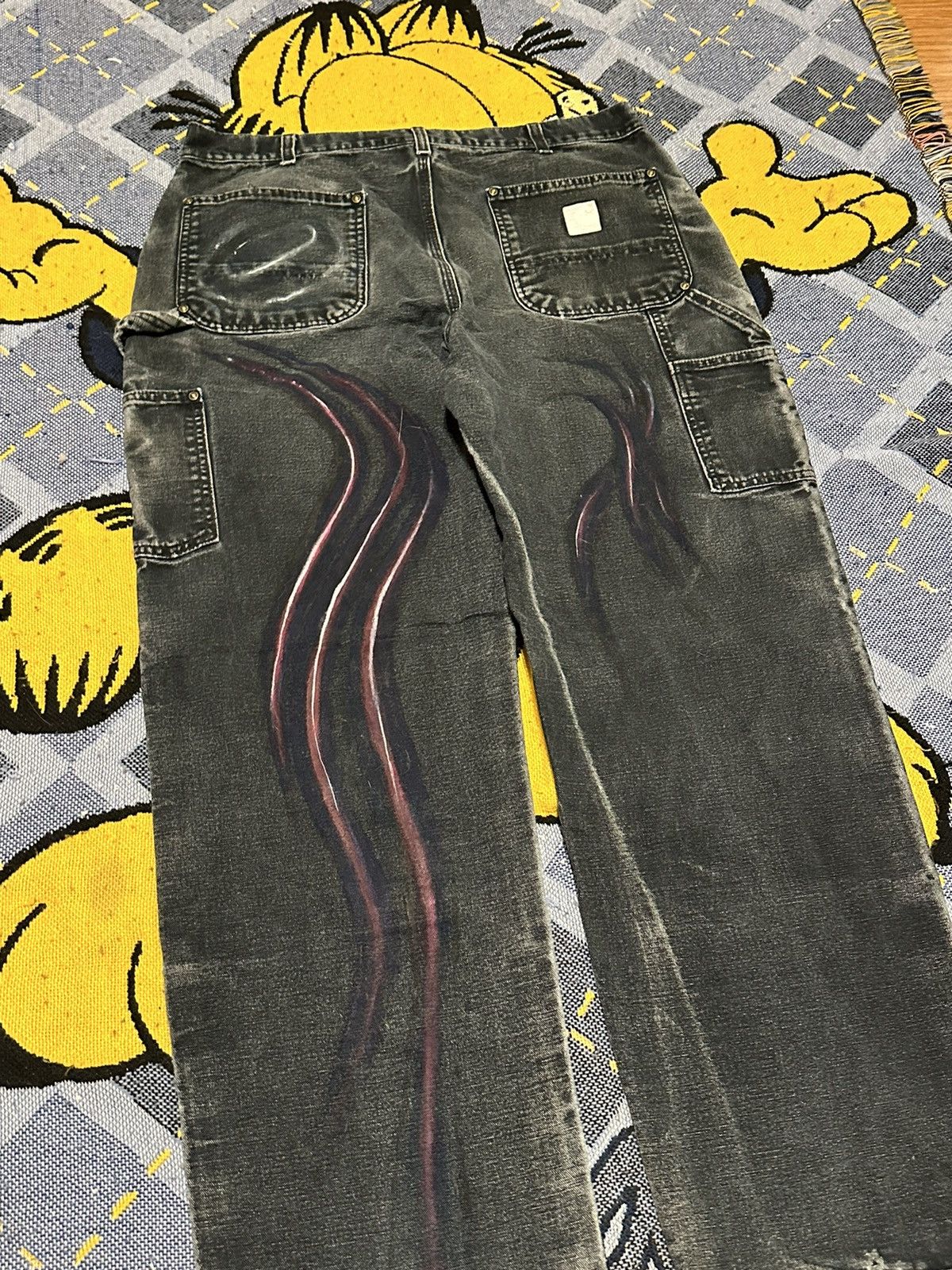 Carhartt Vintage CRAZY CUSTOM Carhartt Double Knee Carpenter Pant 1/1 Size US 35 - 8 Thumbnail