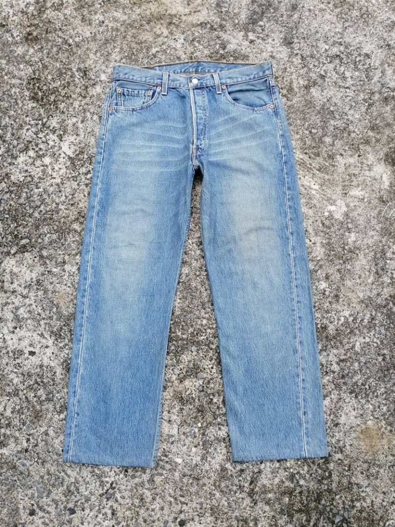 Levi's × Levi's Vintage Clothing Levi's Strauss 553 Fly Button Denim Jeans Size US 33 - 1 Thumbnail