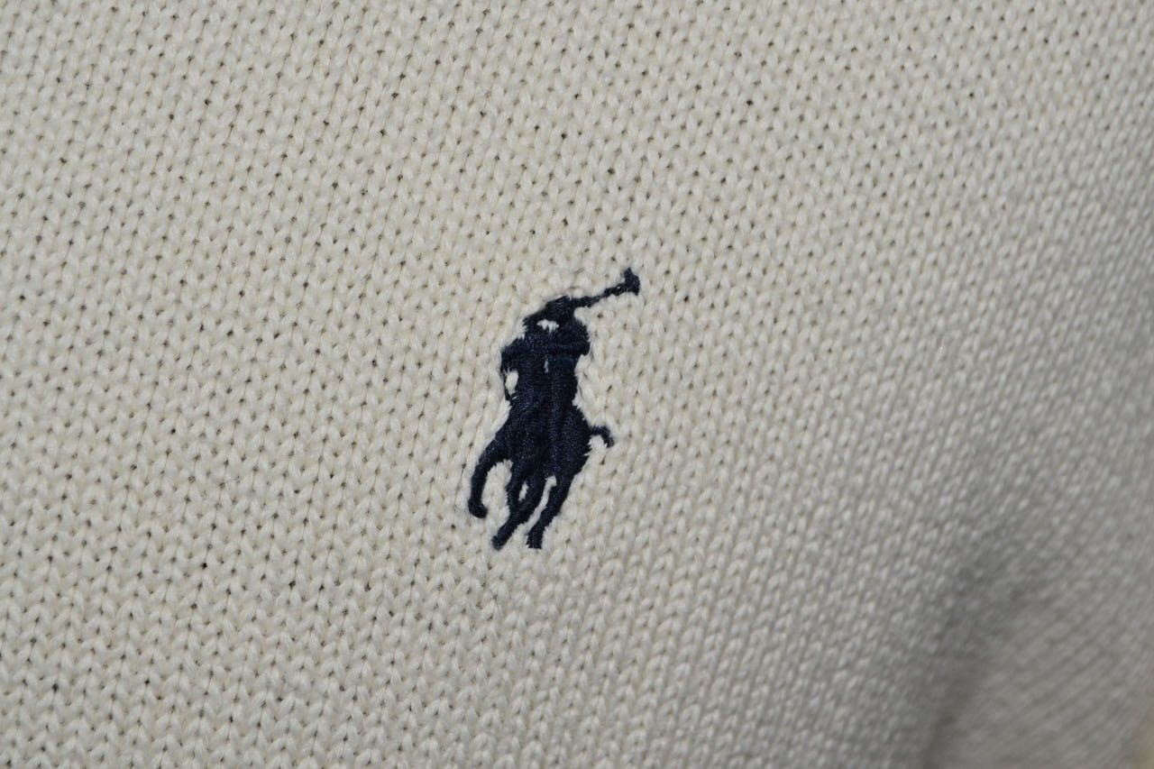 Polo Ralph Lauren × Vintage Polo Ralph Lauren Sweater Cotton 1/4 zip Size XXL Size US XXL / EU 58 / 5 - 5 Thumbnail