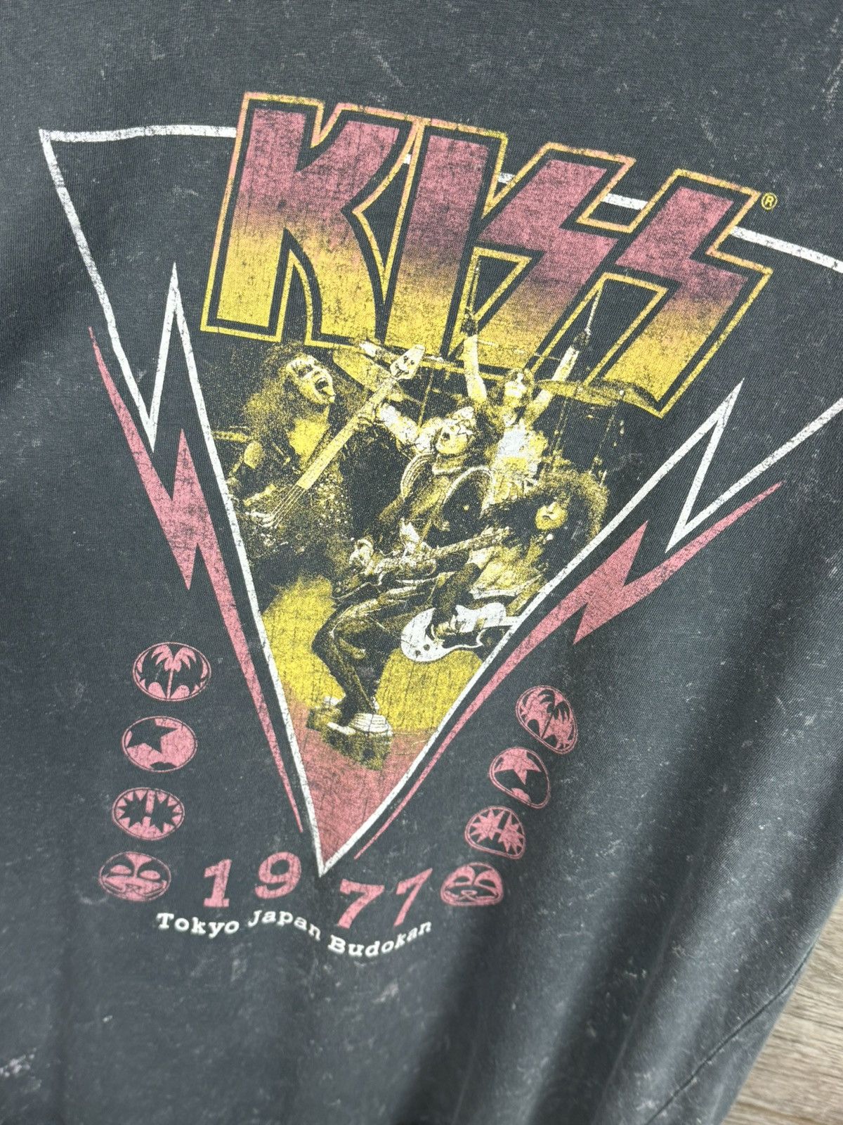 Band Tees × KISS Kiss Tie-dye rock band T-shirt size M 🌶️ Size US M / EU 48-50 / 2 - 5 Thumbnail