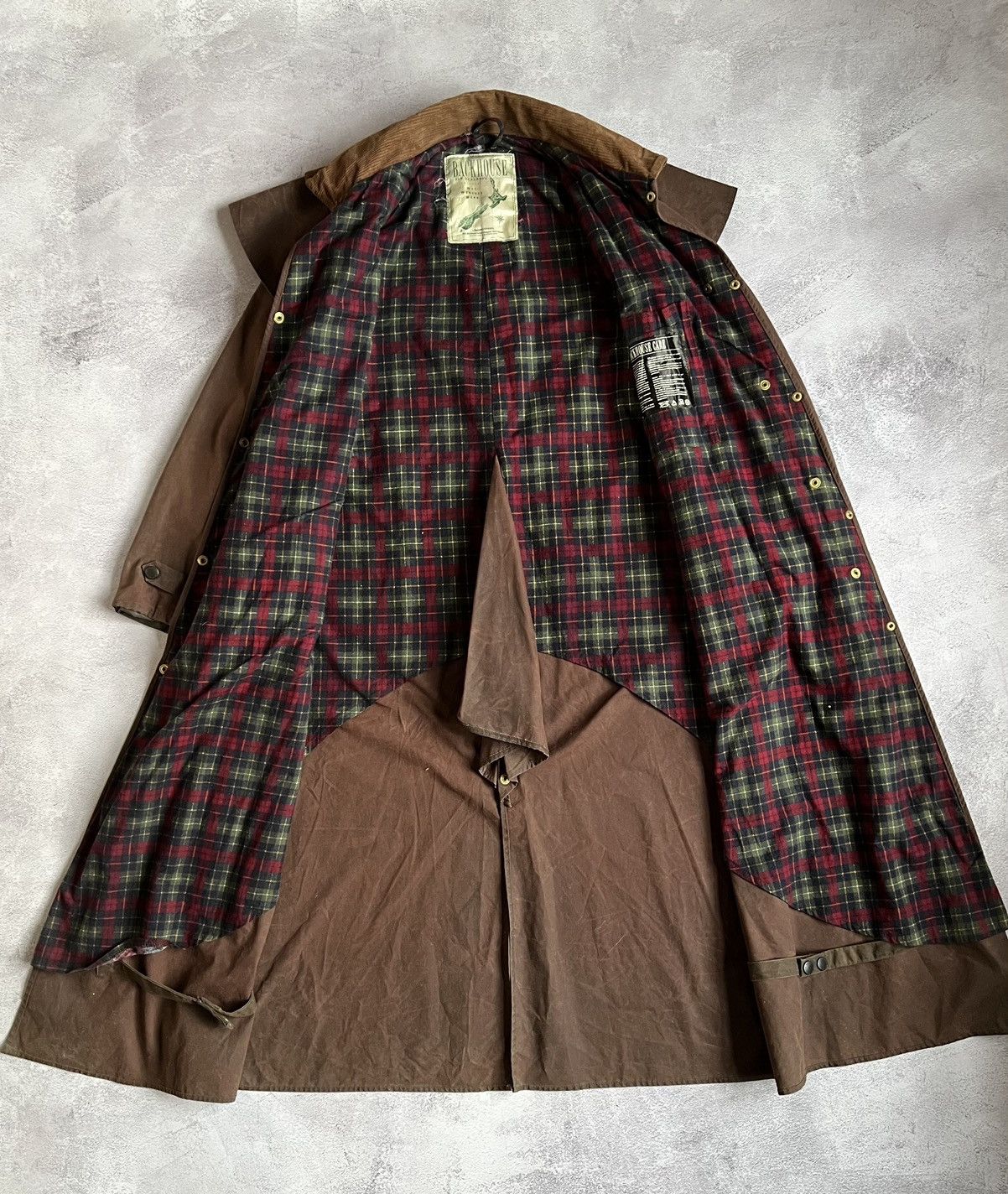 Barbour Vintage Backhouse Barbour Stockmans Coats Jackets Waxed Size US XL / EU 56 / 4 - 7 Thumbnail