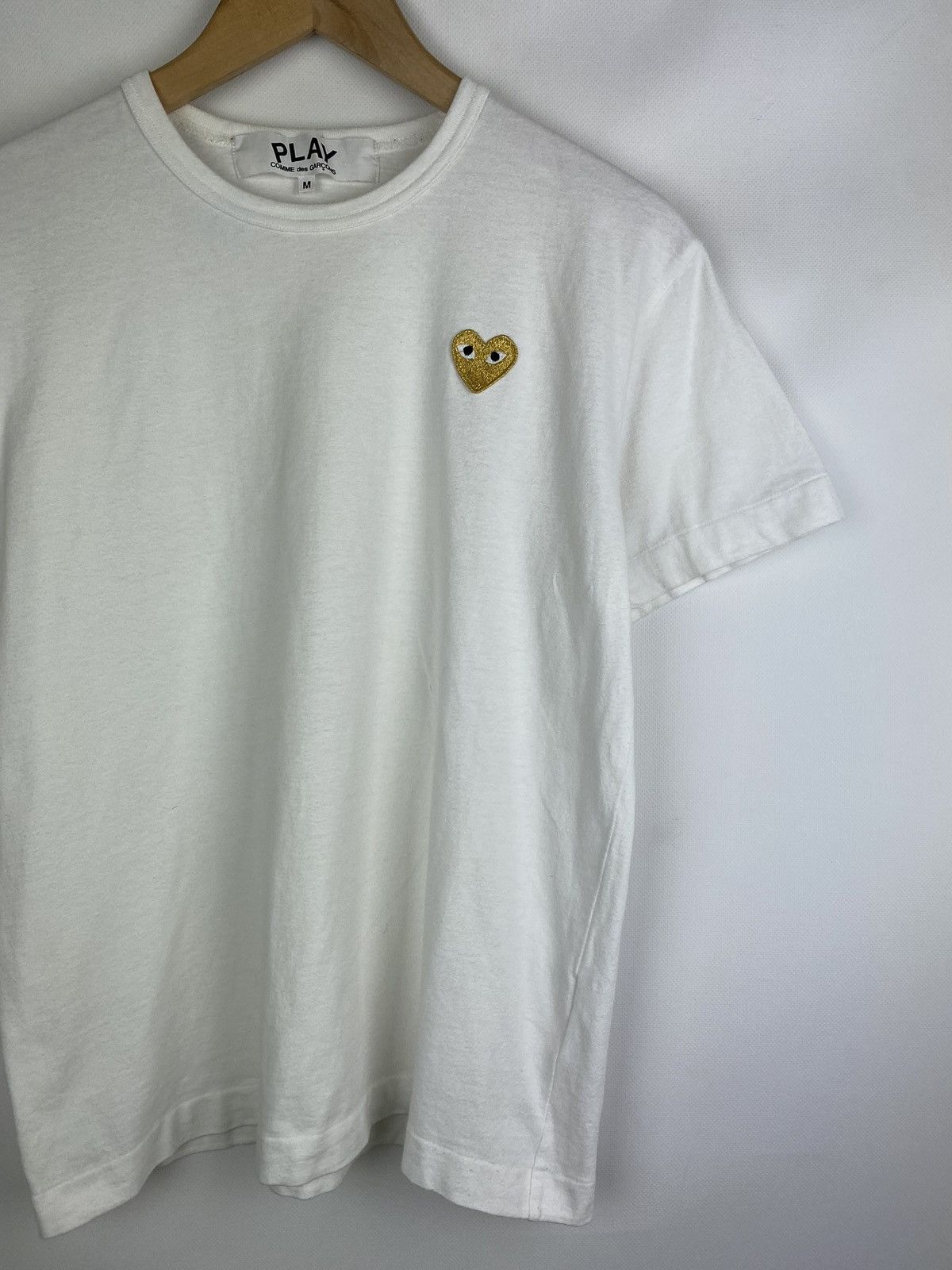 Comme des Garcons × Comme des Garcons PLAY CDG Play Comme Des Garçons men’s short sleeve t shirt Size US M / EU 48-50 / 2 - 3 Thumbnail