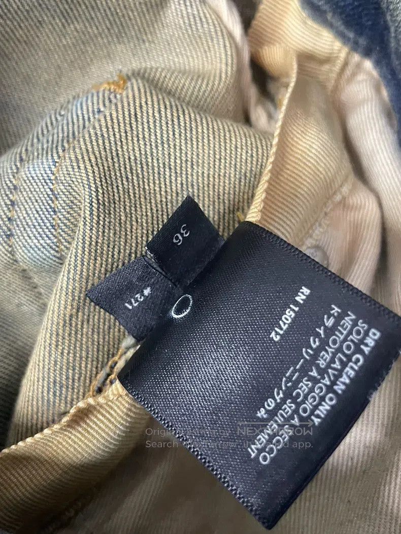 Amiri Amiri Rendered Old School Denim Jeans Size US 36 / EU 52 - 5 Thumbnail