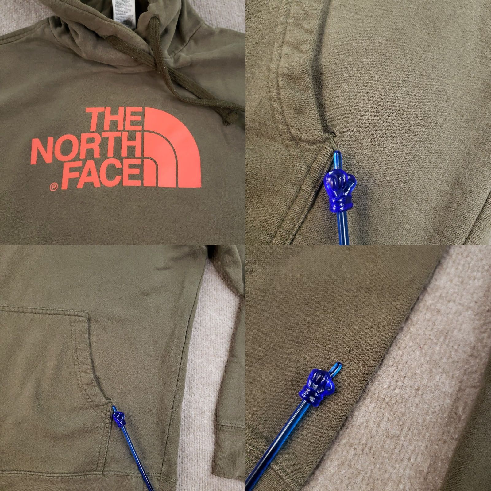 The North Face The North Face Hoodie Mens M Green Pullover Hooded Pockets Outdoor Vintage: No Size US M / EU 48-50 / 2 - 8 Thumbnail