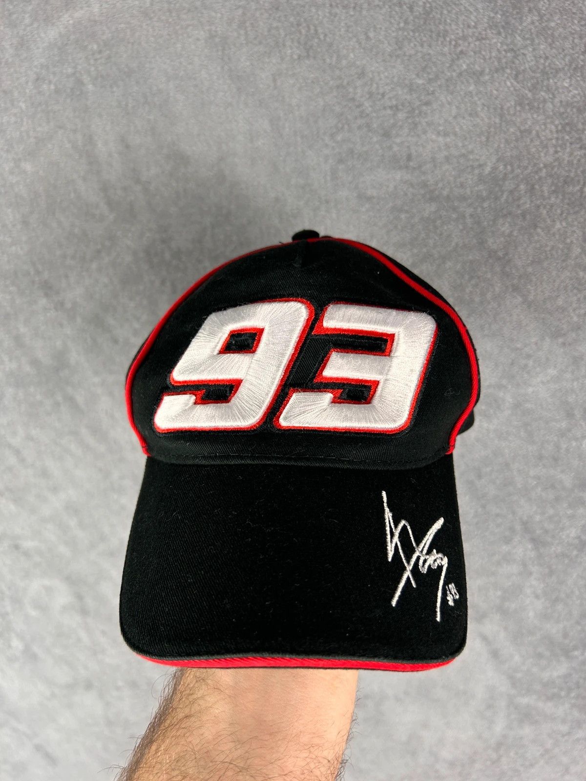 Other Marc Marquez black cap 93 racing motorcycle MotoGP Size ONE SIZE - 3 Thumbnail