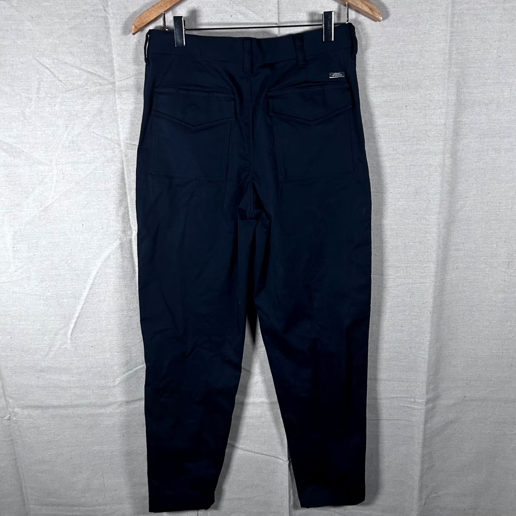 Armani Exchange Armani Exchange Mens Navy Blue Utility Cargo Pants Tapered Size 28 Zip Fly Size US 29 - 3 Thumbnail