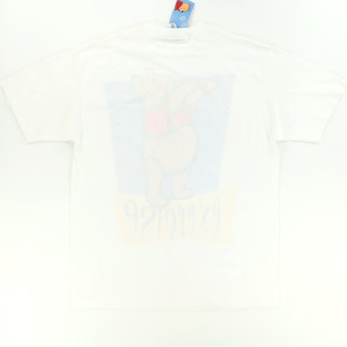 Vintage VINTAGE Pooh Winnie the Pooh Exercise 1990s White XL T-Shirt Men Shirt Size US XL / EU 56 / 4 - 4 Thumbnail