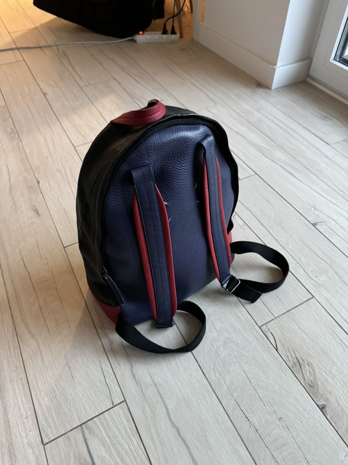Maison Margiela FW16 Maison Margiela Colorblock Leather Backpack Size ONE SIZE - 4 Thumbnail