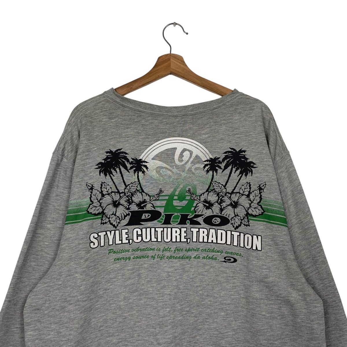 Japanese Brand Piko Hawaian Crewneck Sweatshirt Size US L / EU 52-54 / 3 - 8 Thumbnail
