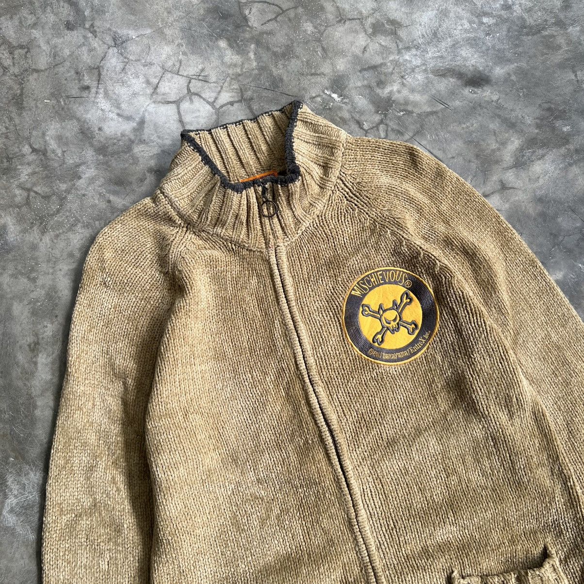 Vintage Vintage Mischievous Skunk Big Logo Knit Zip Jacket Size US M / EU 48-50 / 2 - 4 Thumbnail