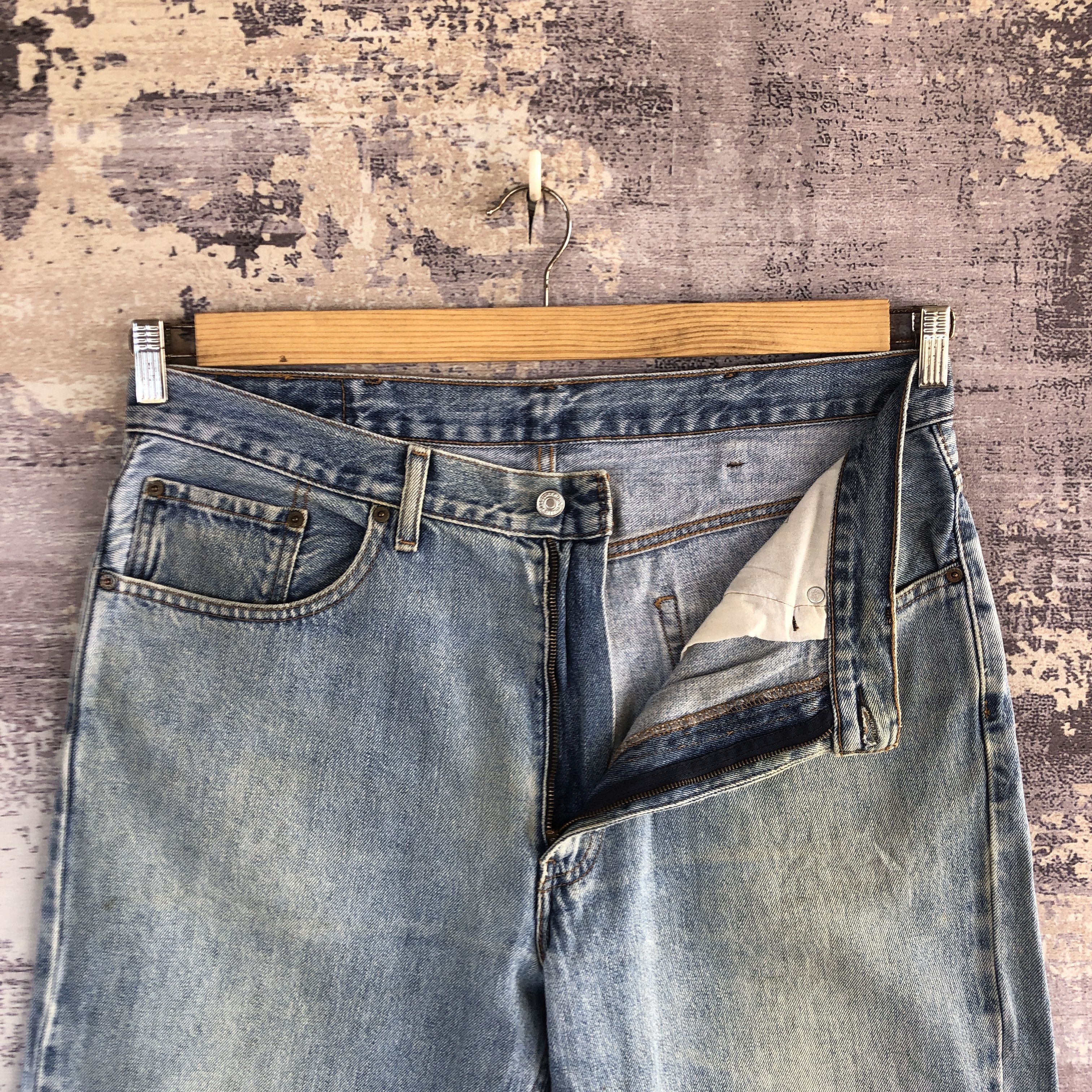 Levi's Vintage Y2K Faded Levis 550 Jeans Levi's Baggy Loose Denim Size US 36 / EU 52 - 5 Thumbnail