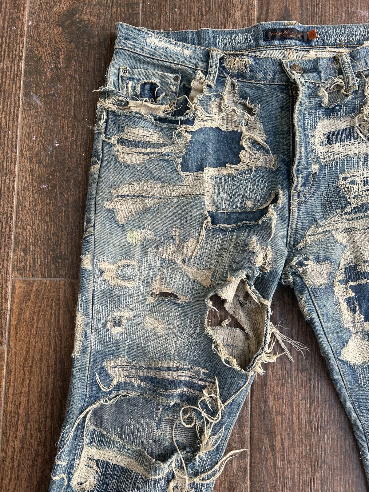 05aw arts&crafts undercover 85デニム　メンズ3 名作 UNDERCOVER アンダーカバー 85デニム 05AW ARTS&CRAFTS期