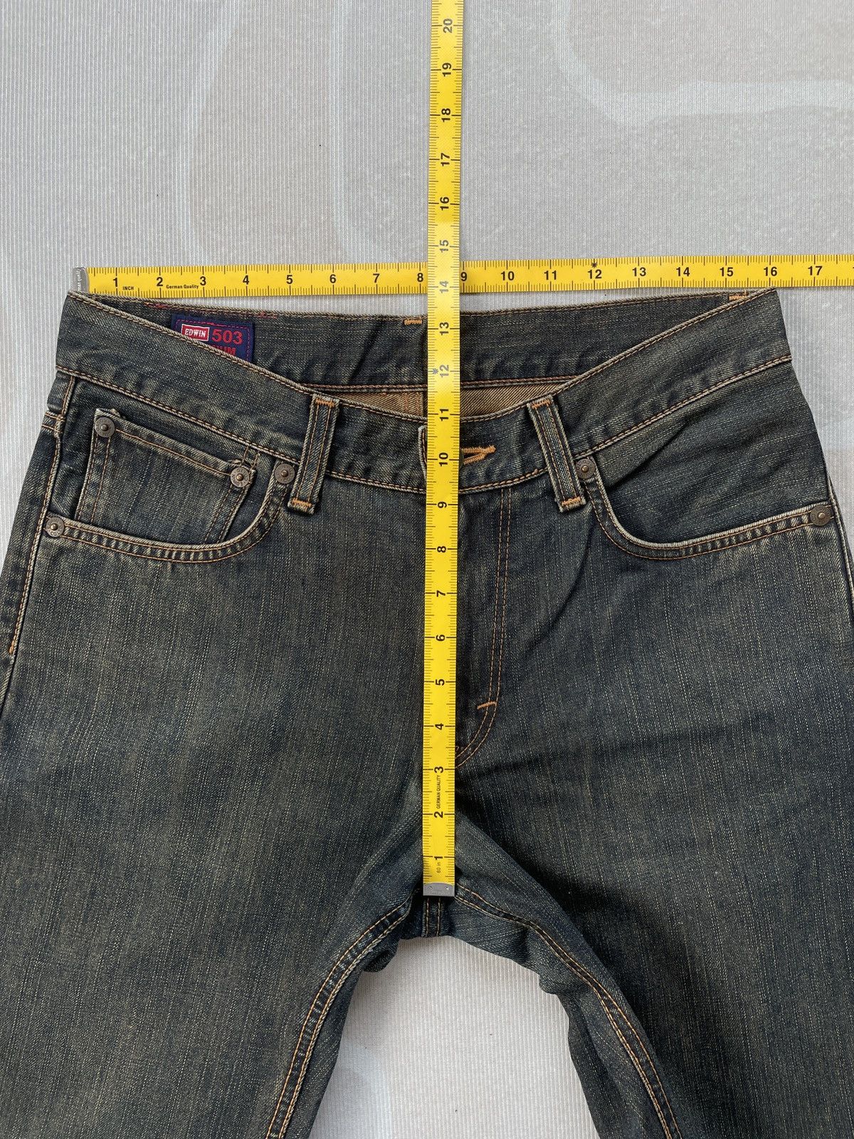 Edwin Vintage Mudwash Edwin 503Z (LG114) Size US 32 / EU 48 - 13 Thumbnail