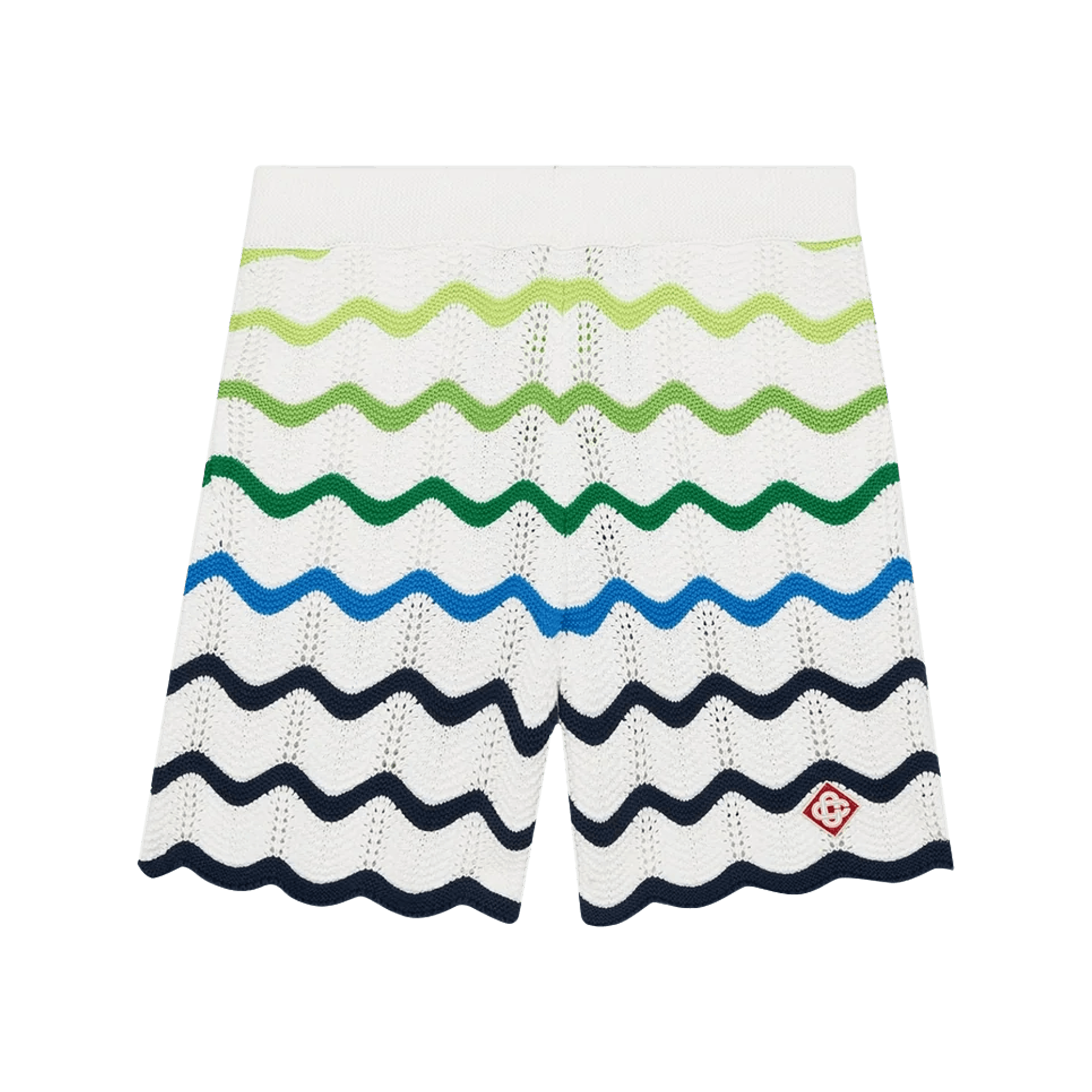 Casablanca Wave Knitted Shorts Size US 34 / EU 50 - 1 Thumbnail