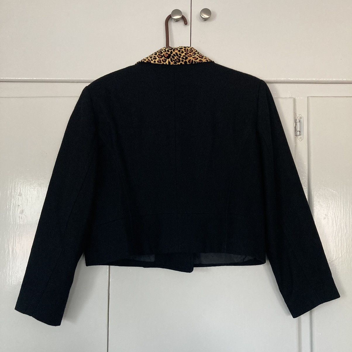 Vintage INTERNATIONAL SCENE CROPPED JACKET BLAZER VINTAGE CHEETAH Size M / US 6-8 / IT 42-44 - 3 Thumbnail