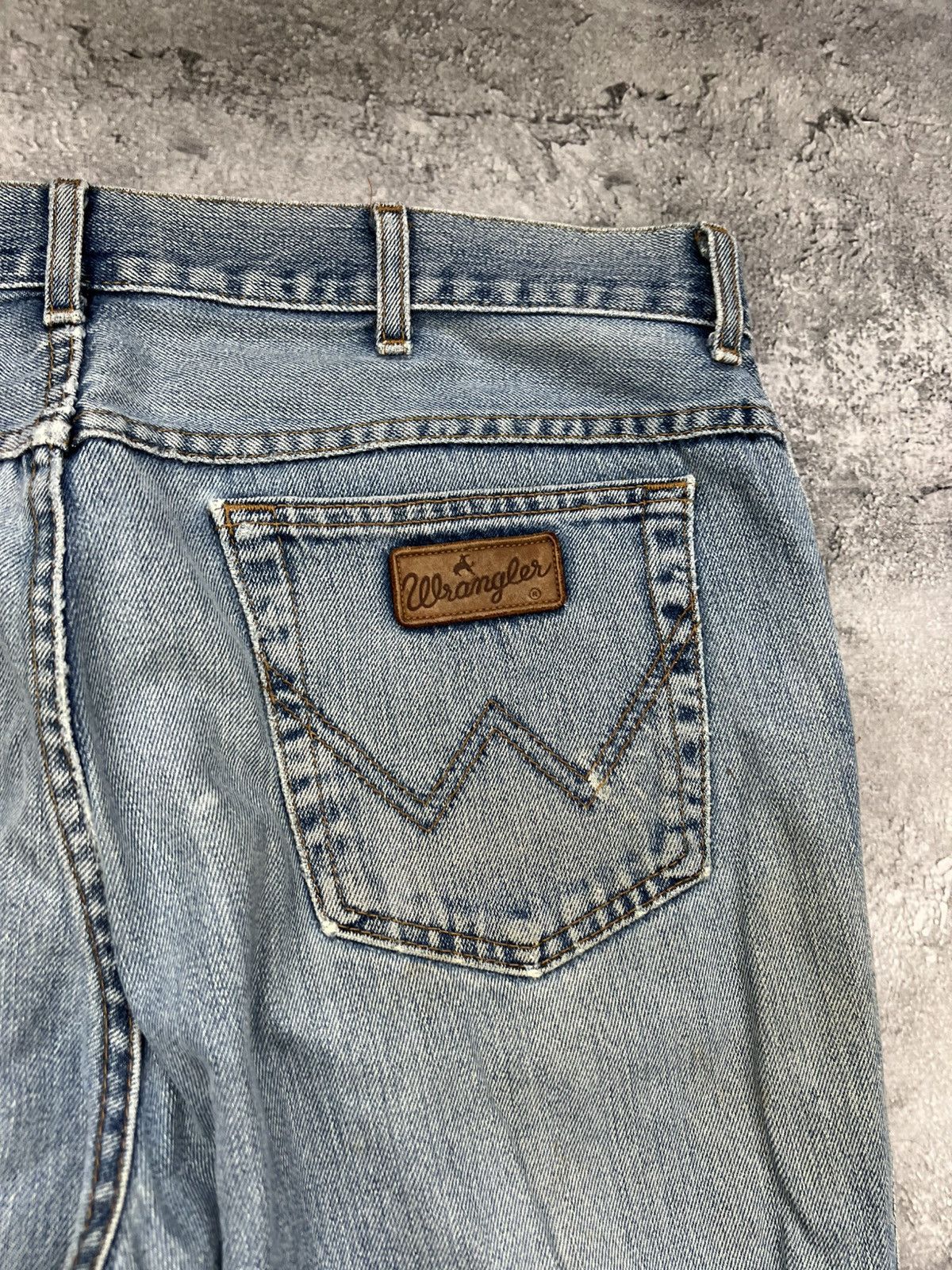 Wrangler Vintage 90s Wrangler Blue Denim Pants Jeans Size US 38 / EU 54 - 4 Thumbnail
