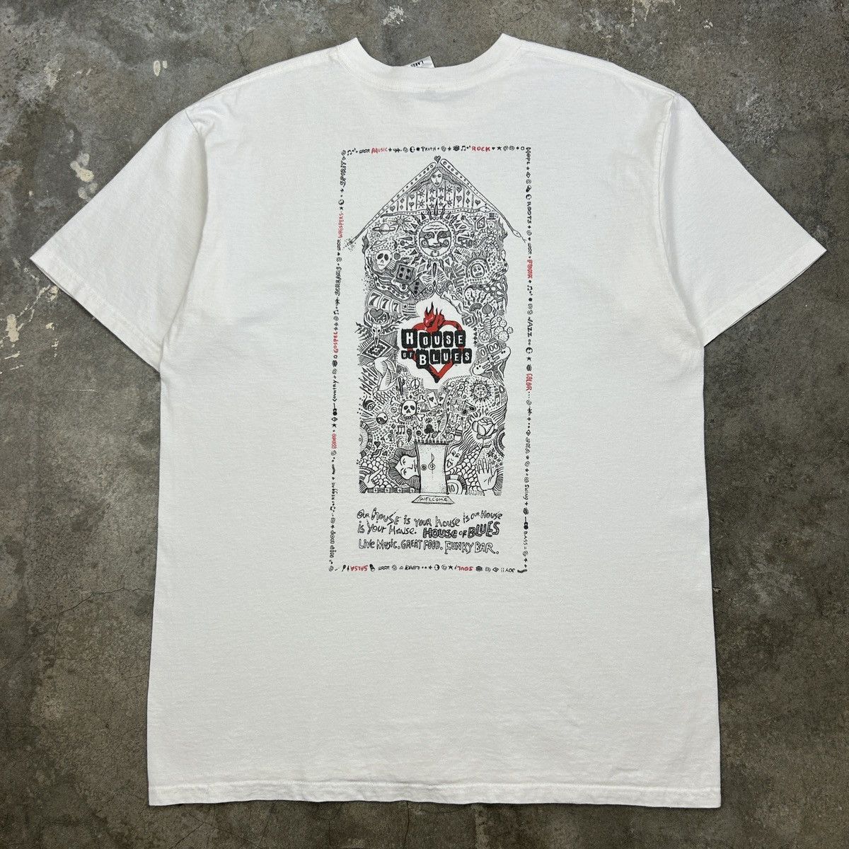 Vintage 1990s House of Blues Chicago Size US L / EU 52-54 / 3 - 2 Thumbnail