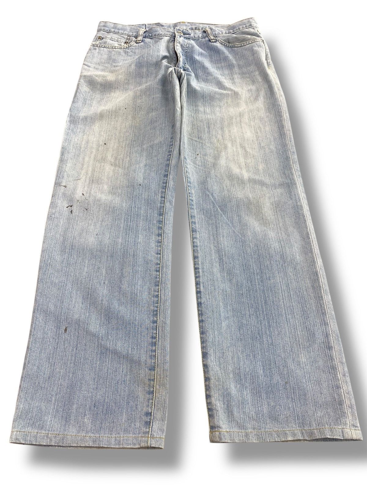 Uniqlo Uniqlo Faded Wash Style Straight Leg Jeans Size US 34 / EU 50 - 1 Thumbnail
