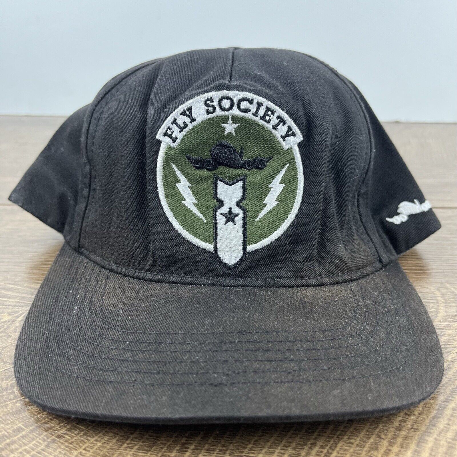 Other Fly Society Hat Black Cap Hat Adjustable Hat Black Adult Hat Size ONE SIZE - 4 Thumbnail