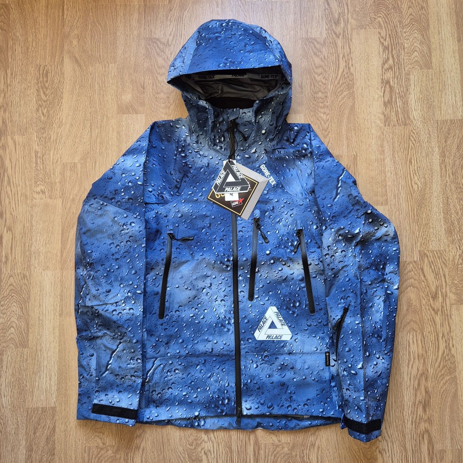 Palace Palace Gore-Tex Palex Jacket Black Rain FW19 | Grailed