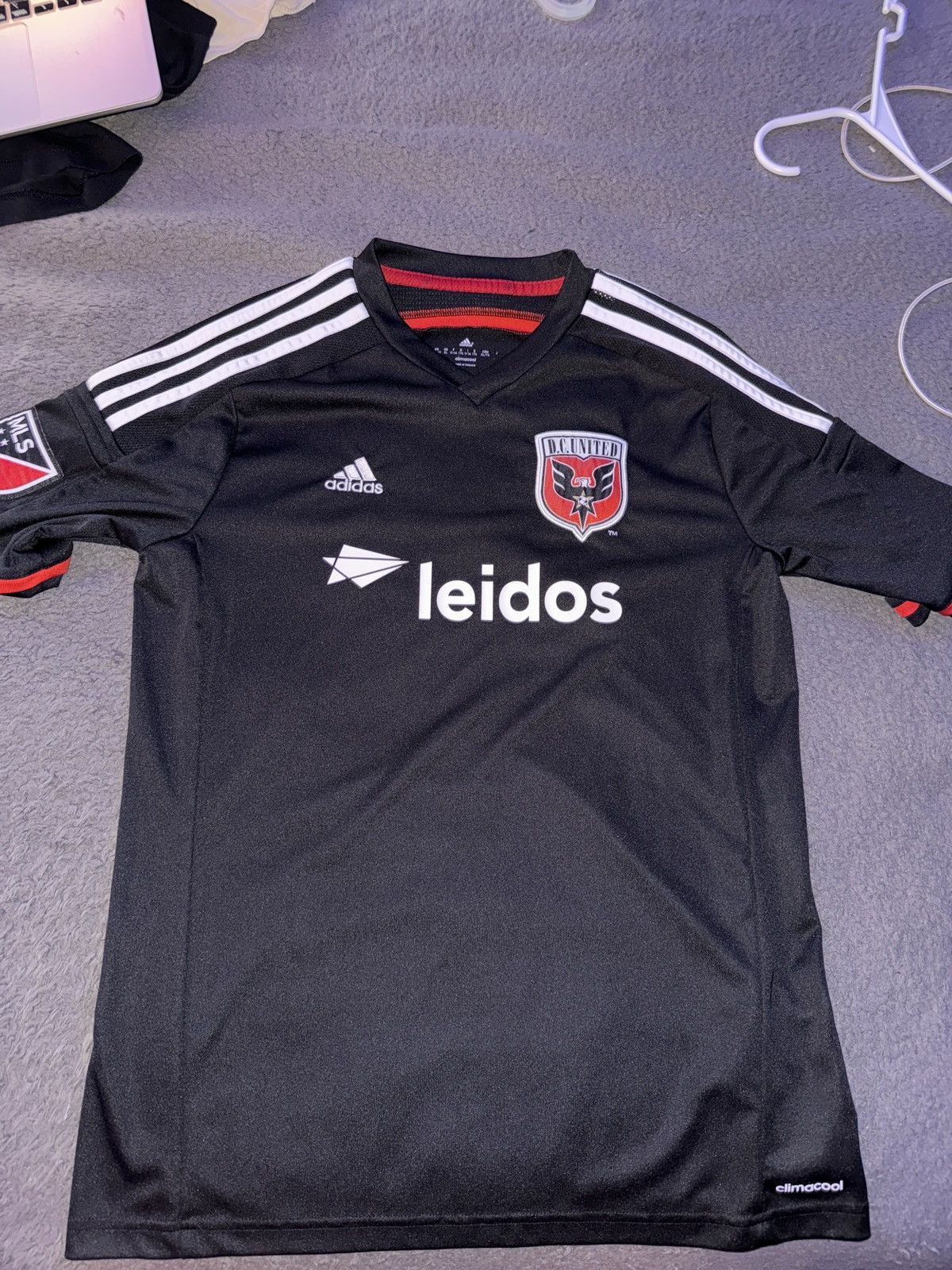 Adidas DC United shirt/jersey Size US XS / EU 42 / 0 - 3 Thumbnail