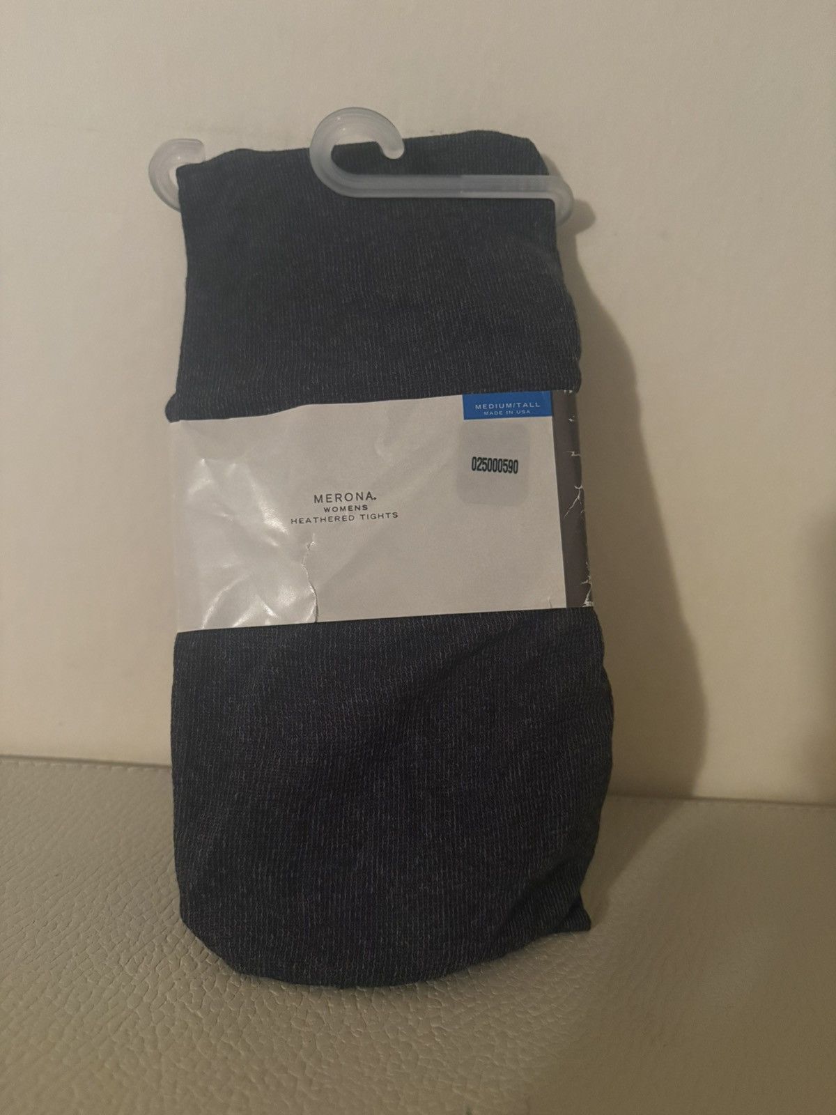 Merona Nwt Merona Women's Heathered Tights - gray medium/tall Size ONE SIZE - 1 Thumbnail