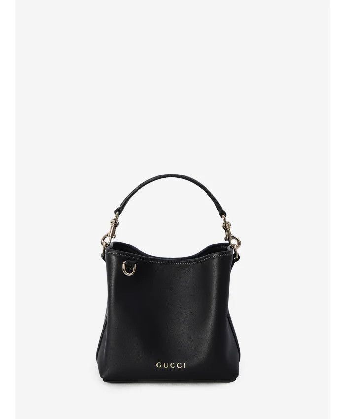 Gucci o1la5ras0526 Size: OS / GG Emblem Small Bucket Bag in Black Size ONE SIZE - 1 Thumbnail