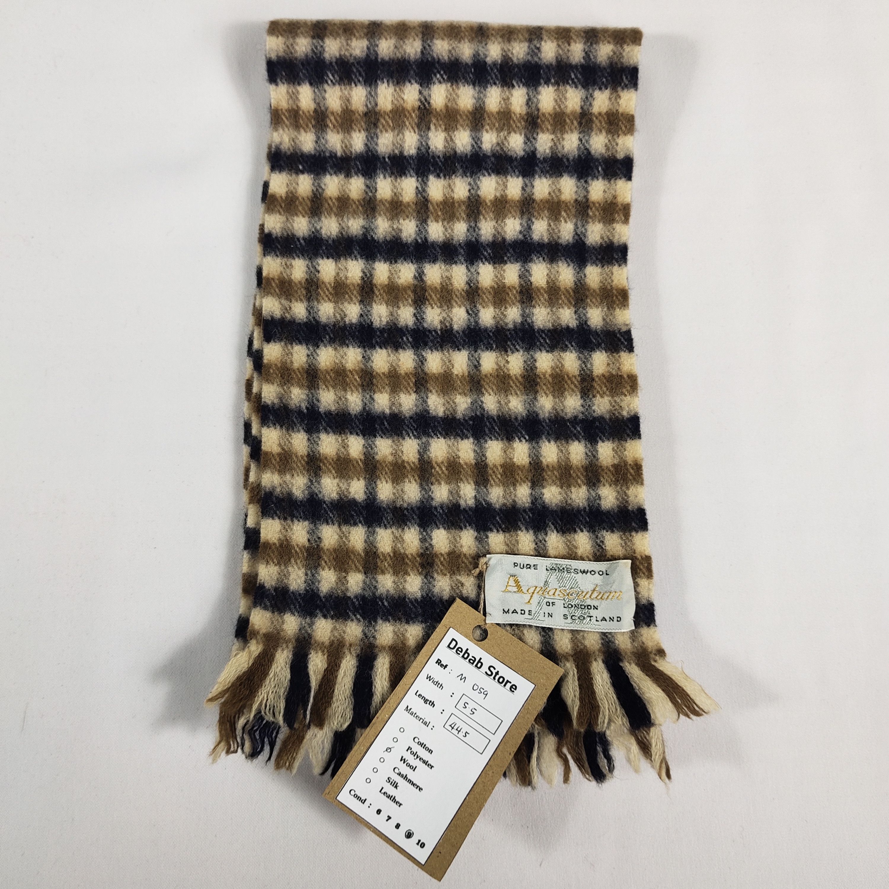Aquascutum Aquascutum Lambswool Scarf / Muffler / Neckwear M059 Size ONE SIZE - 2 Thumbnail