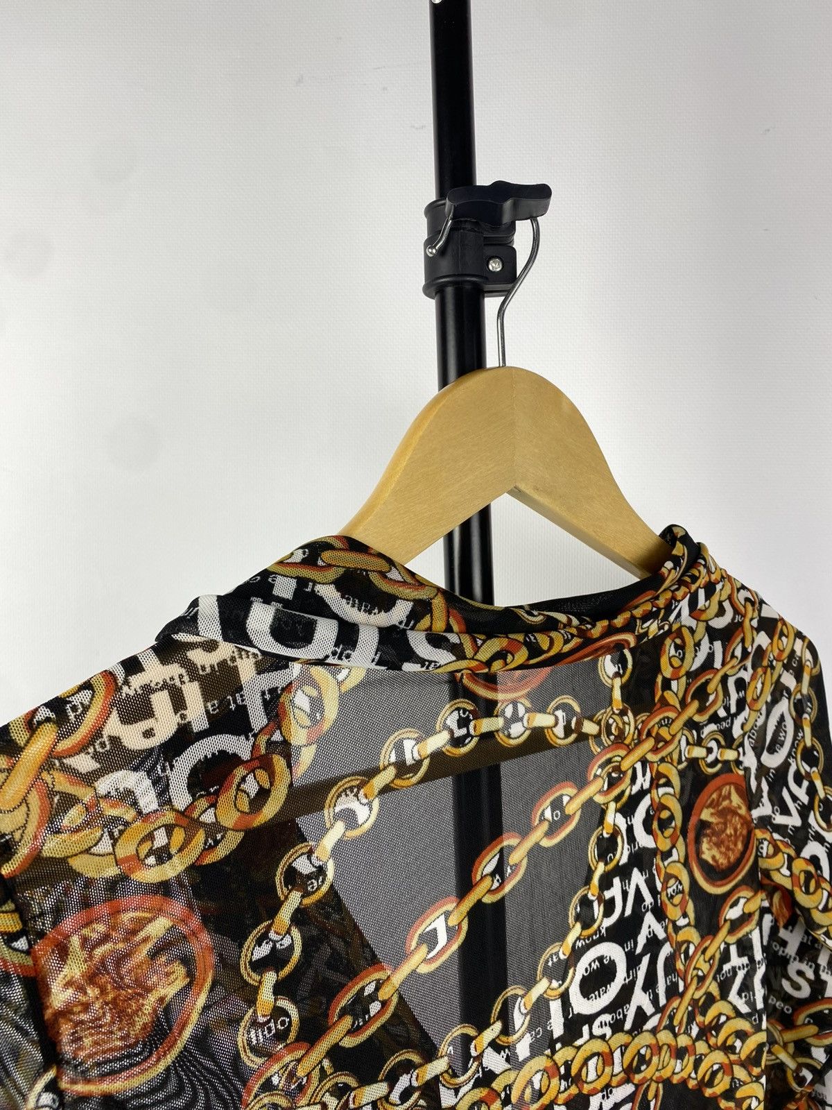 Designer × Japanese Brand × Vintage Save The Queen Jean Paul Gaultier Style Mesh Blouses Size M / US 6-8 / IT 42-44 - 4 Thumbnail