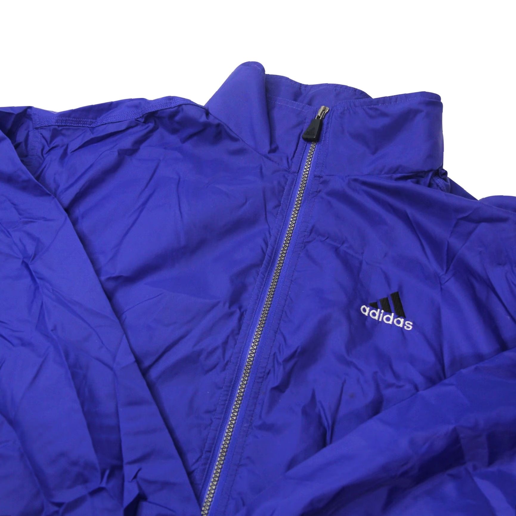 Adidas VINTAGE adidas Mens Large Embroidered Back Spellout Windbreaker Purple Size US L / EU 52-54 / 3 - 2 Thumbnail