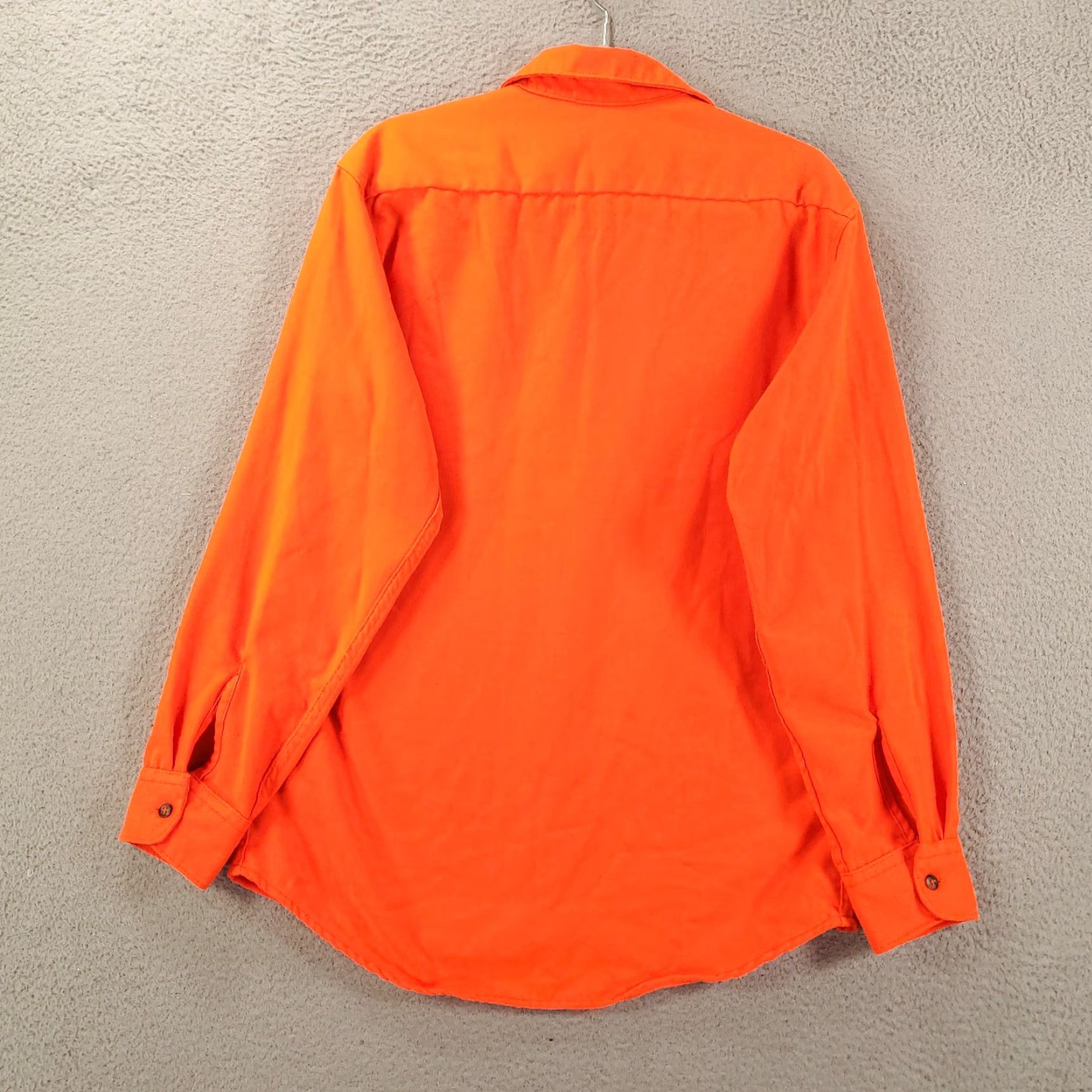 Walls VINTAGE Walls Shirt Mens M Orange Long Sleeve Button Up Hunting Safety Size US M / EU 48-50 / 2 - 6 Thumbnail