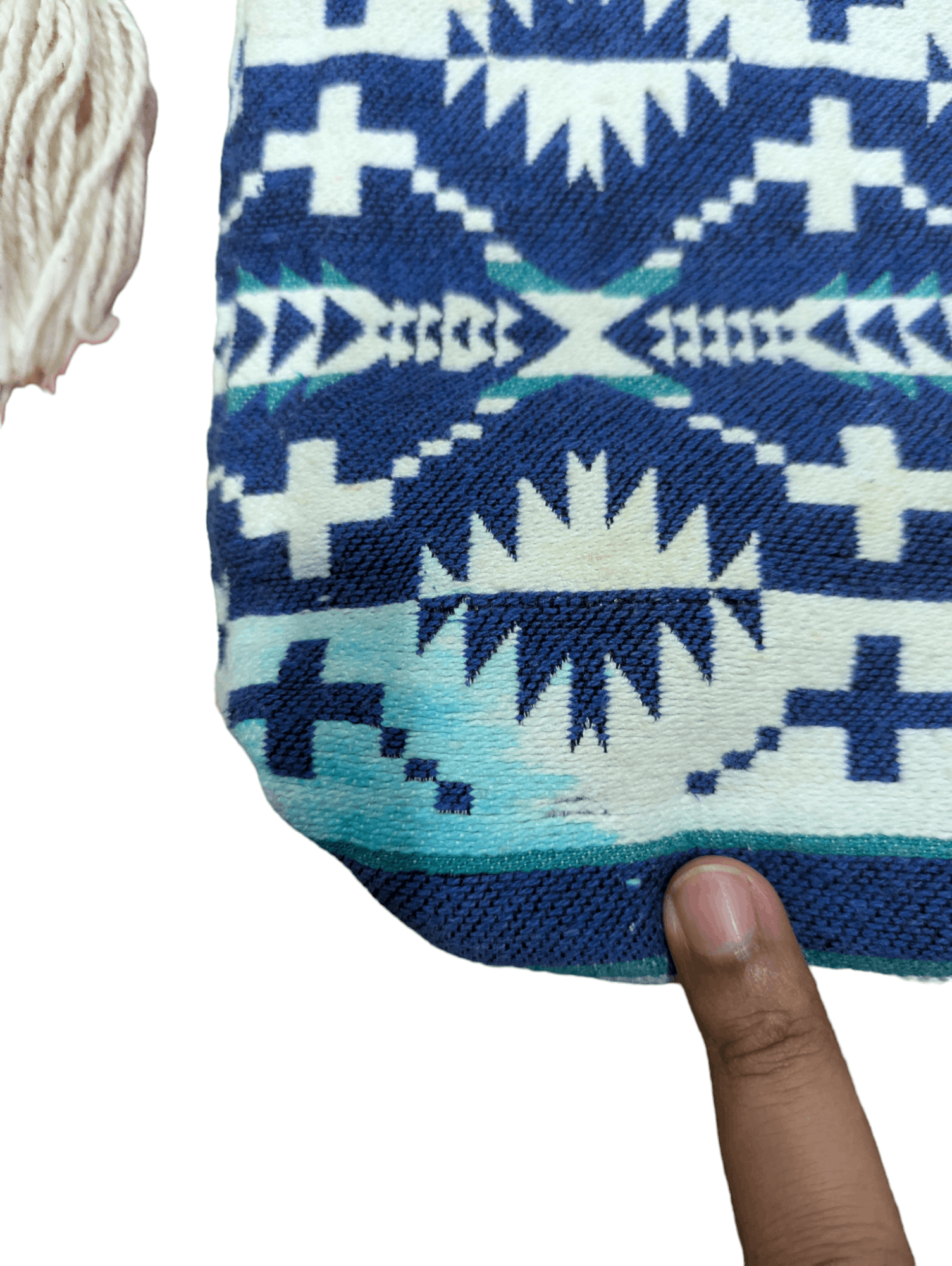 Native × Pendleton Pendelton Navajo Small Tote Bag (BLUE) Size ONE SIZE - 2 Thumbnail