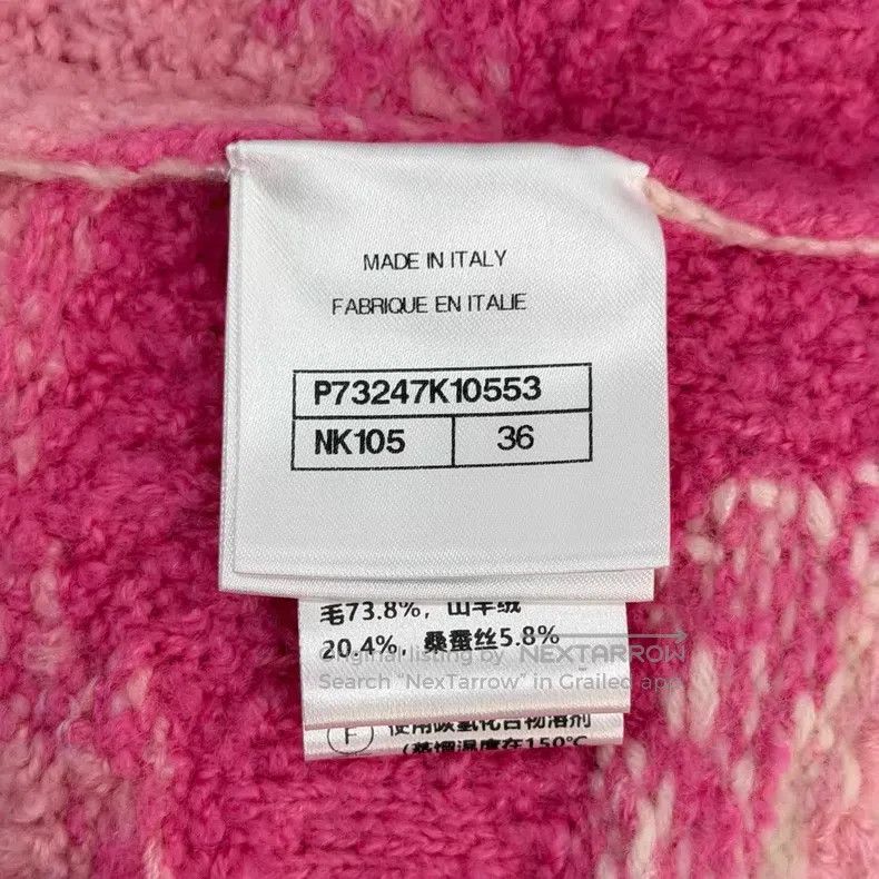 Chanel Chanel Ski series white and pink digital wool sweater Size XS / US 0-2 / IT 36-38 - 7 Thumbnail